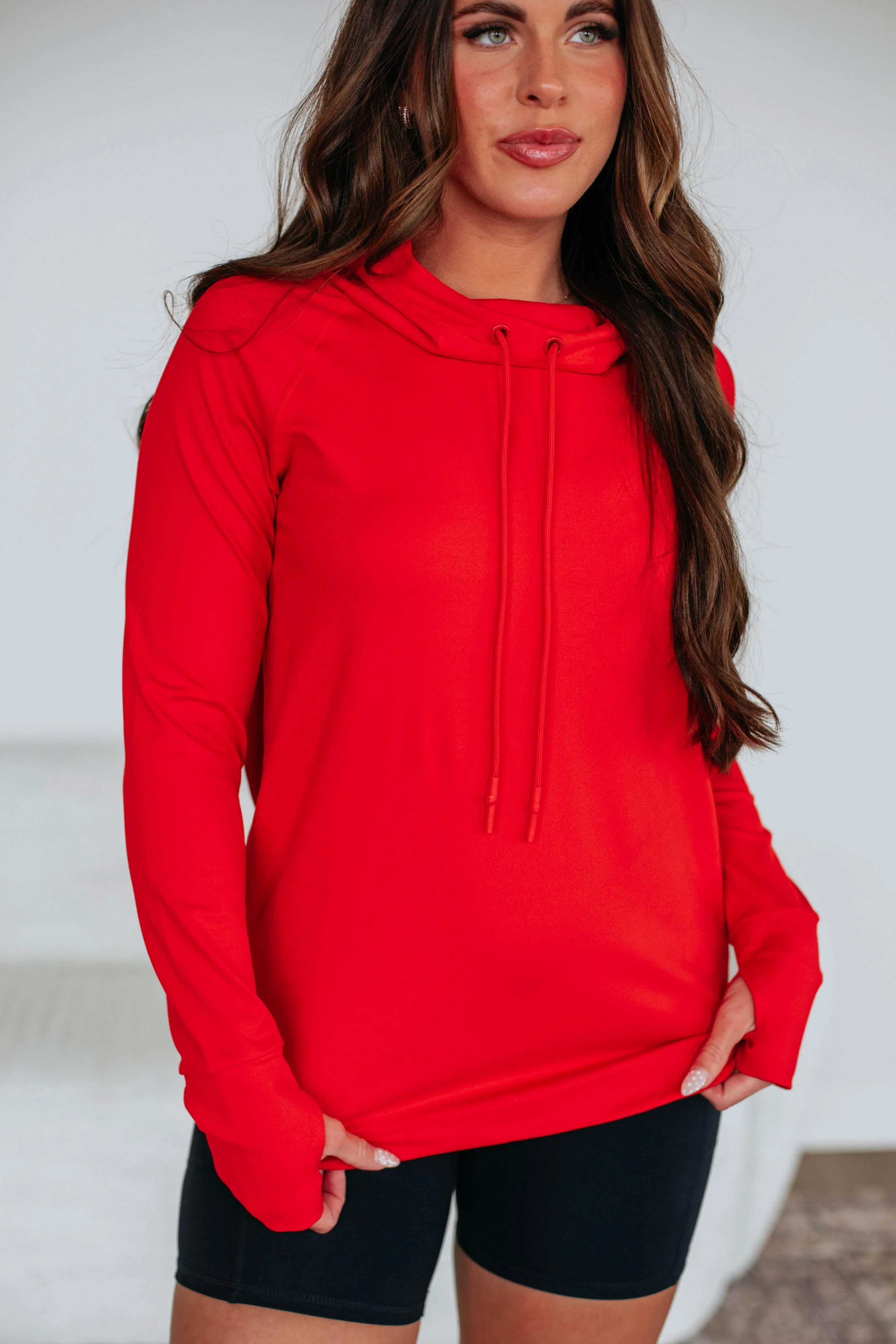 Alice Active Hoodie - Cherry