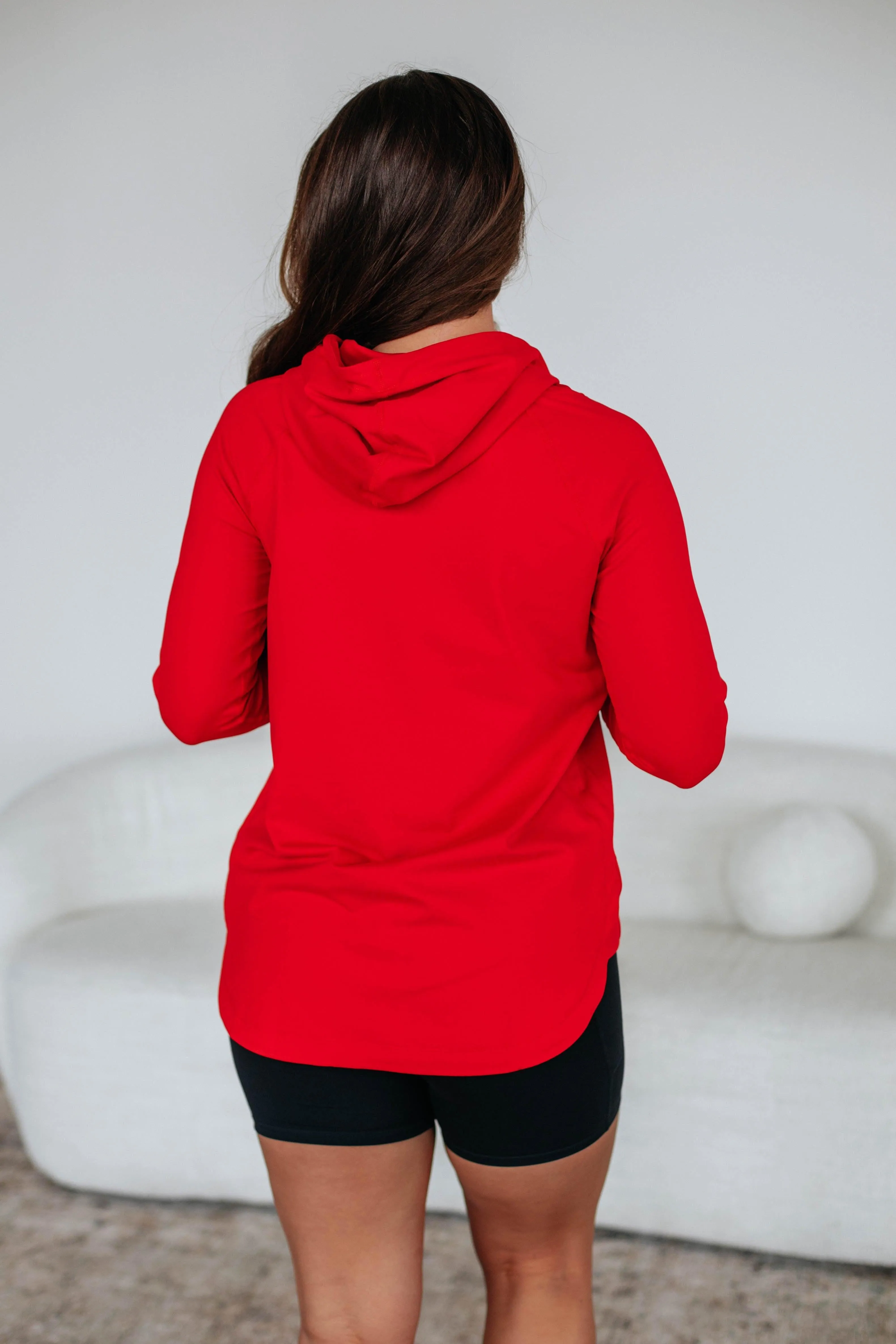 Alice Active Hoodie - Cherry