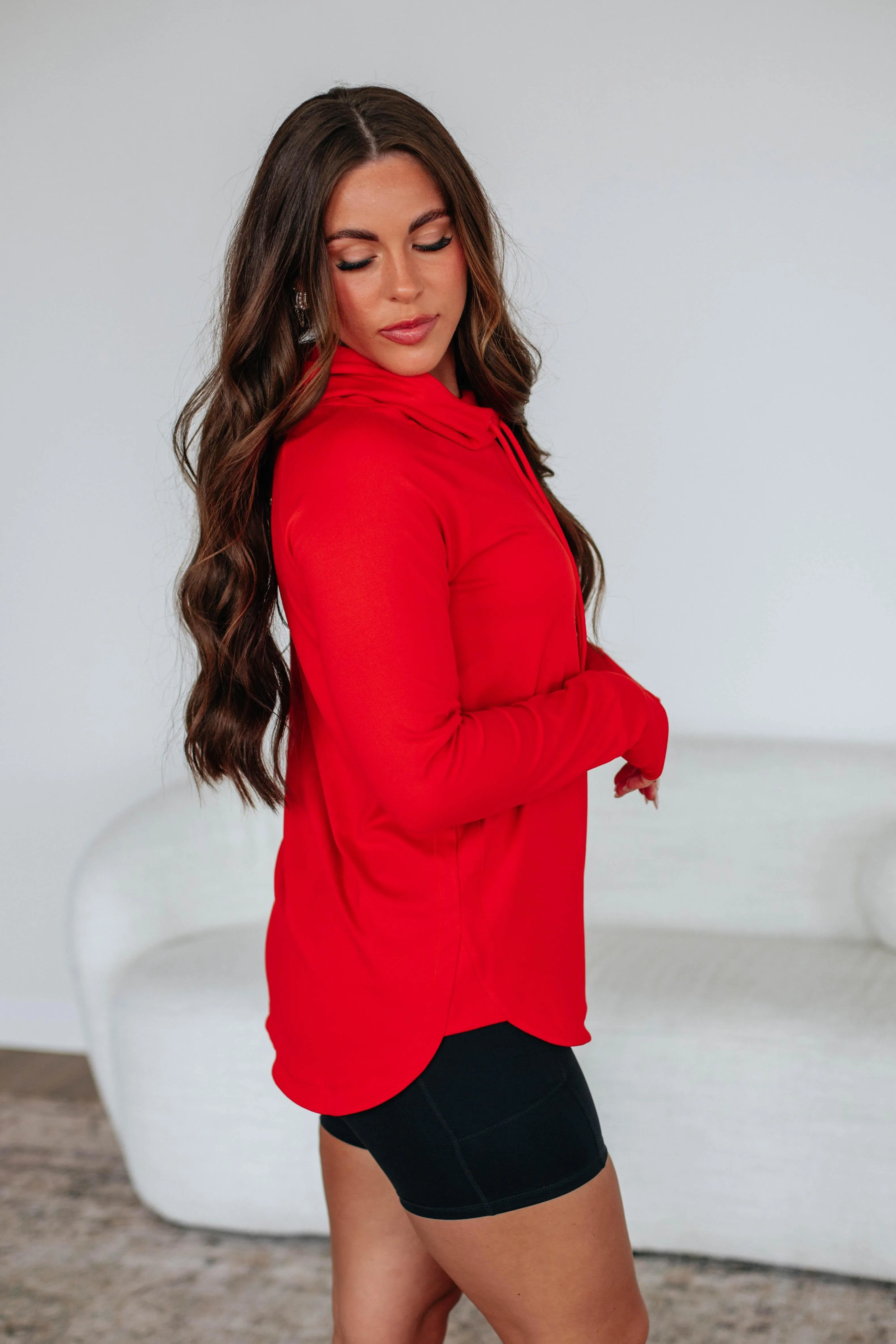 Alice Active Hoodie - Cherry