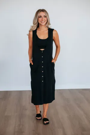 Alina Two-Piece Dress Set - Black