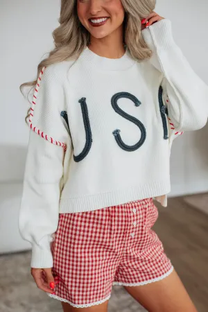 Americana Sweater - Ivory
