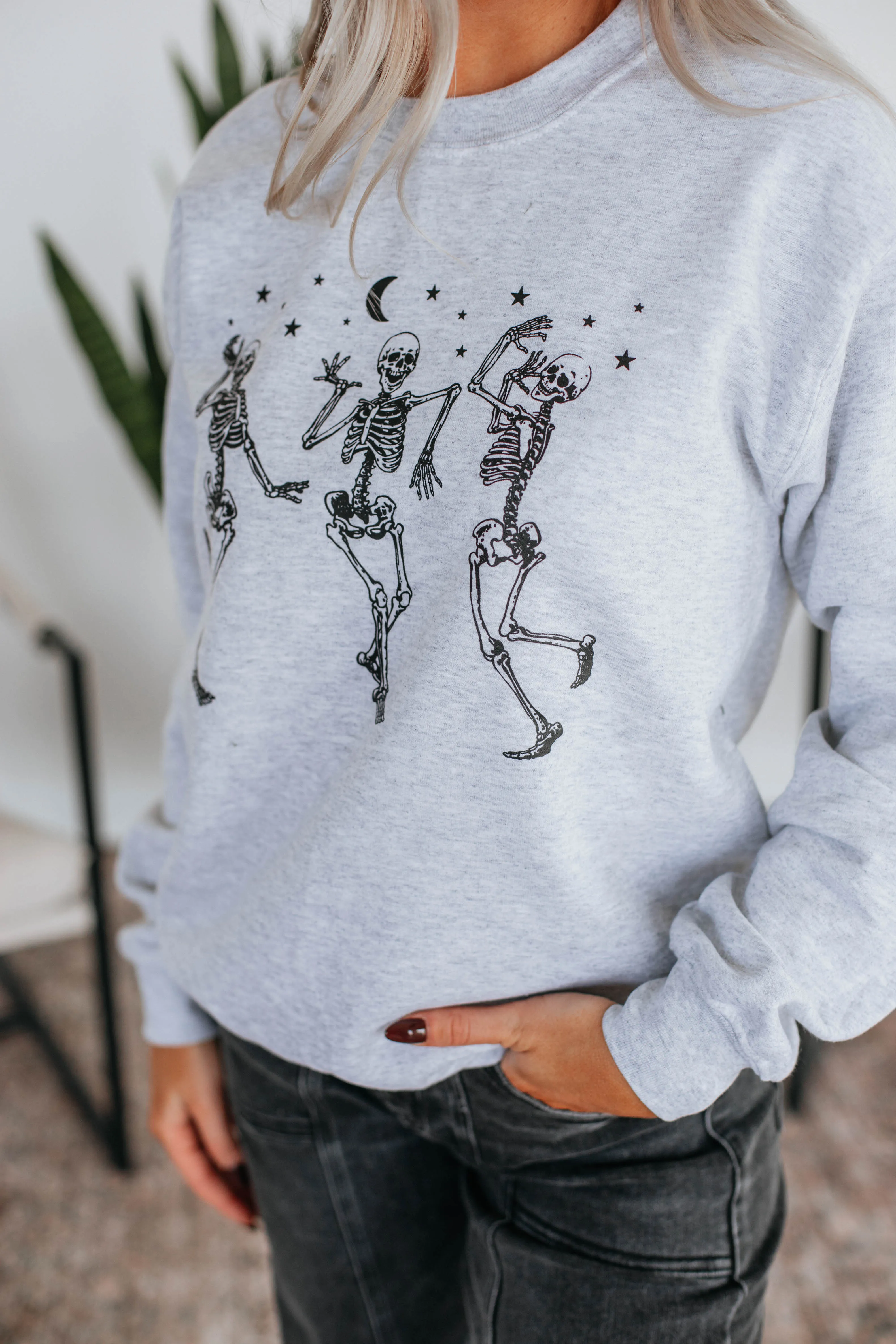Bad To The Bone Graphic Crewneck