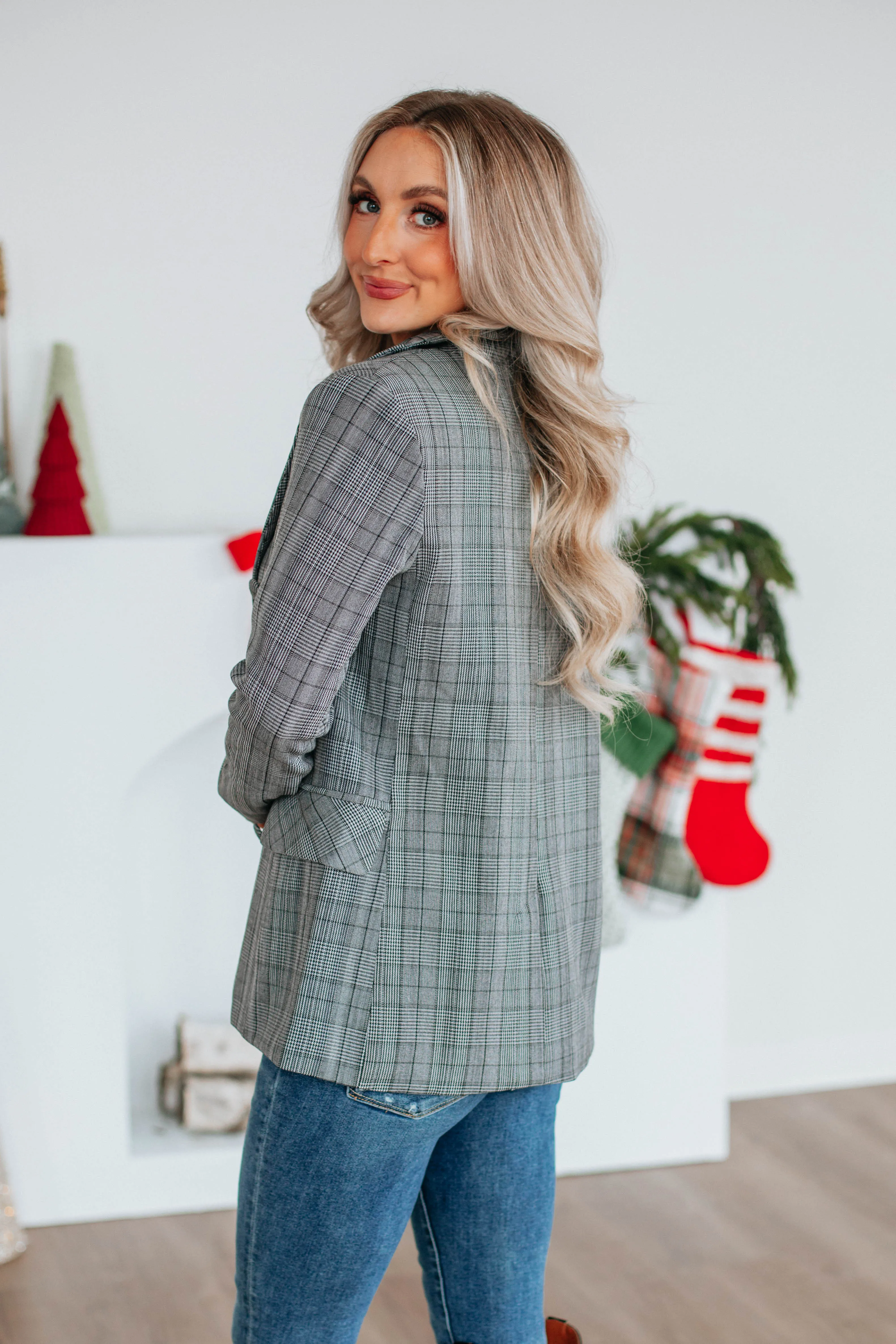 Bergan Plaid Blazer