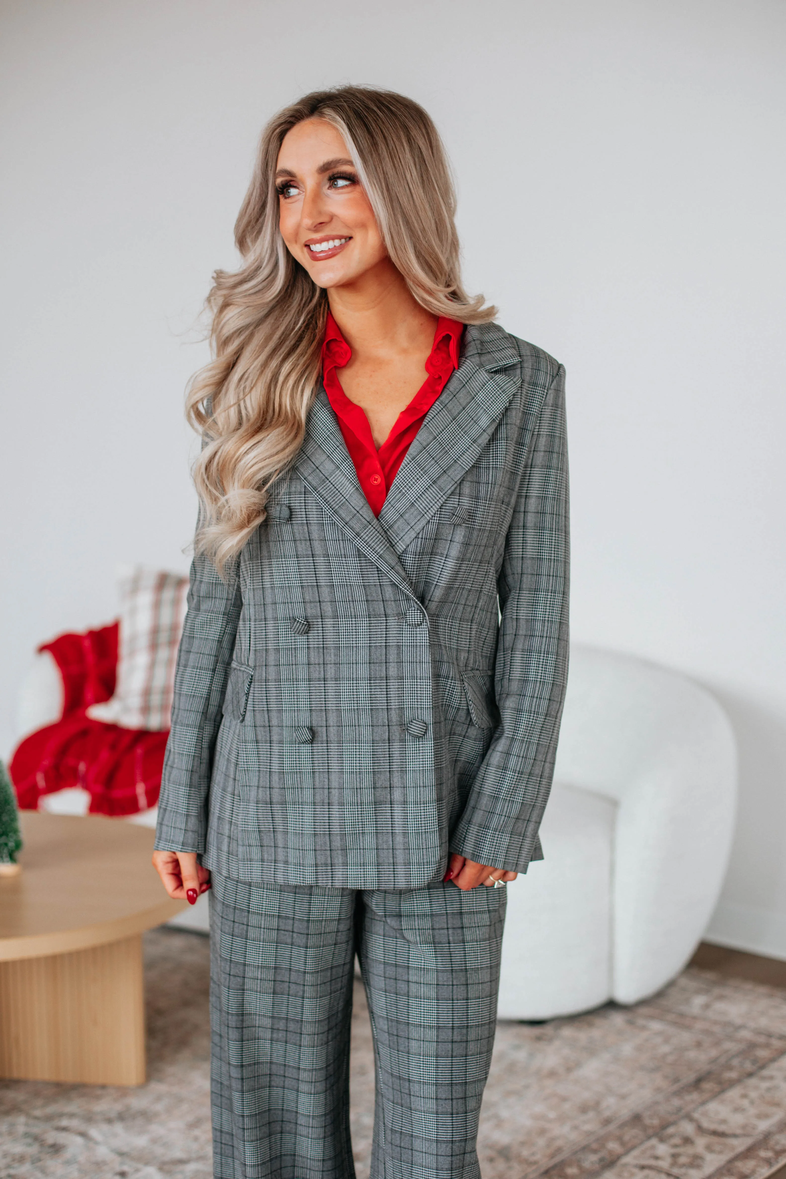 Bergan Plaid Blazer