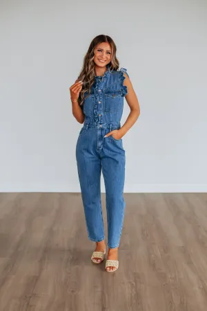 Blakely Denim Jumpsuit