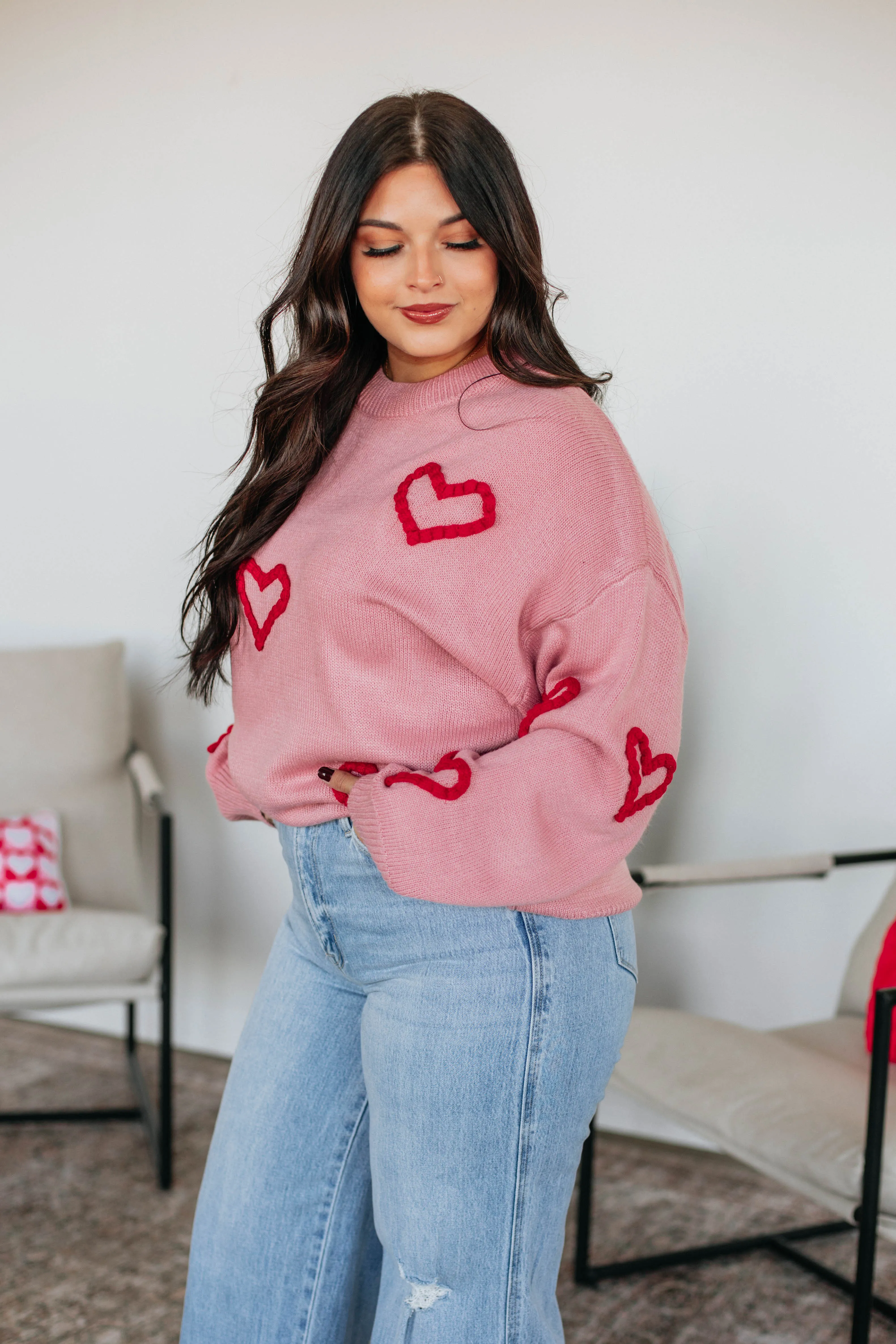 Blushing Babe Sweater