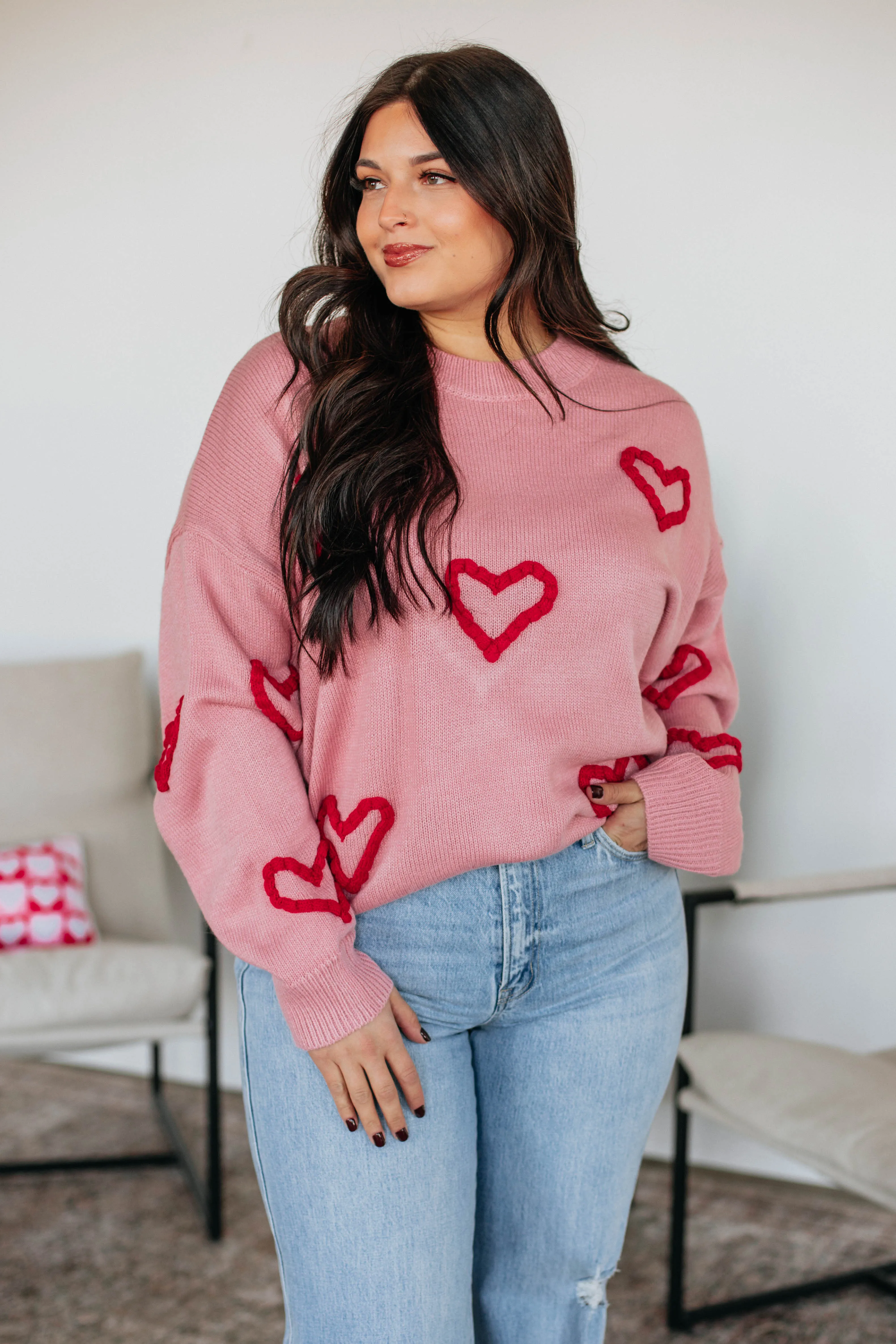Blushing Babe Sweater