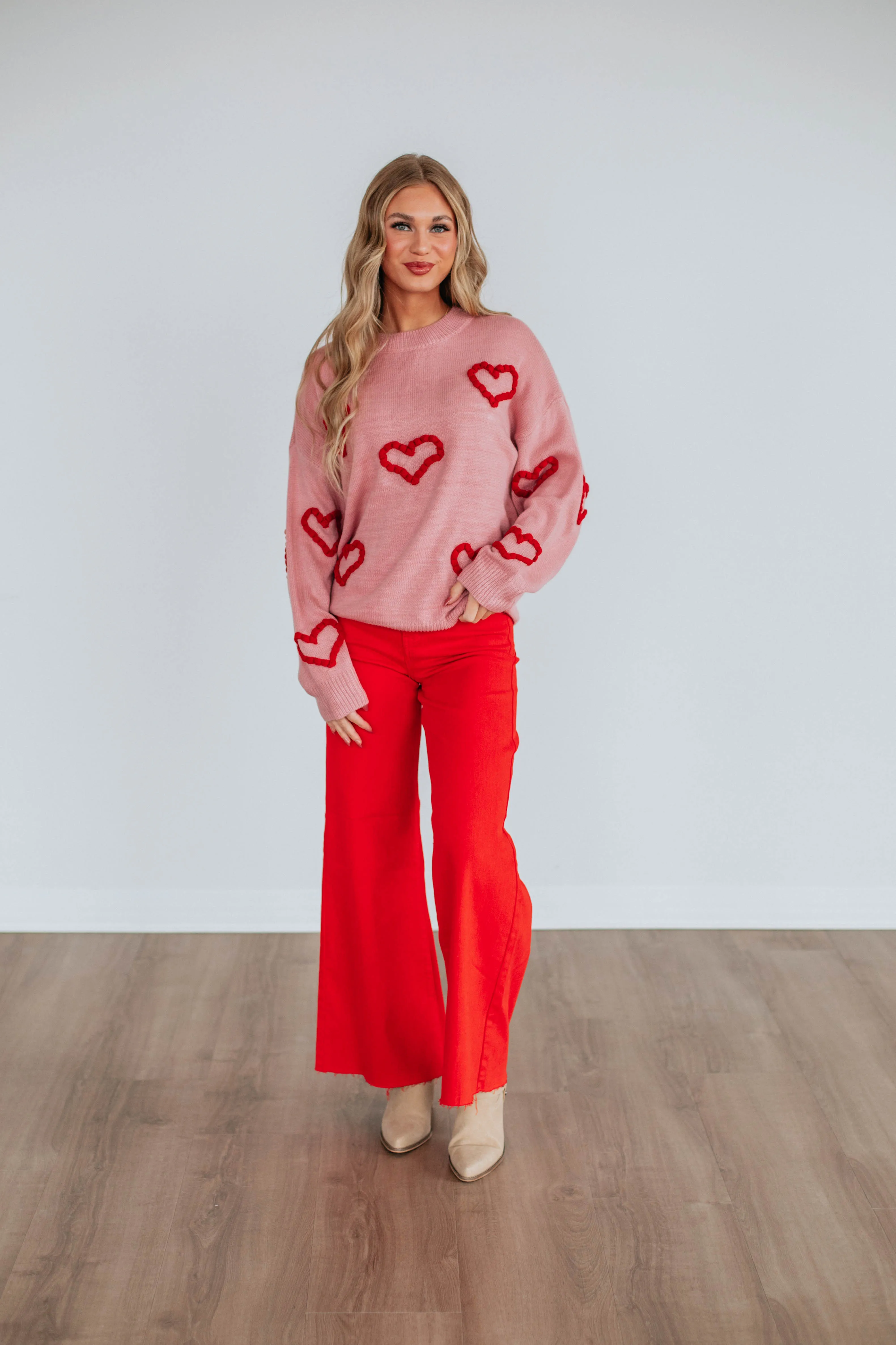 Blushing Babe Sweater
