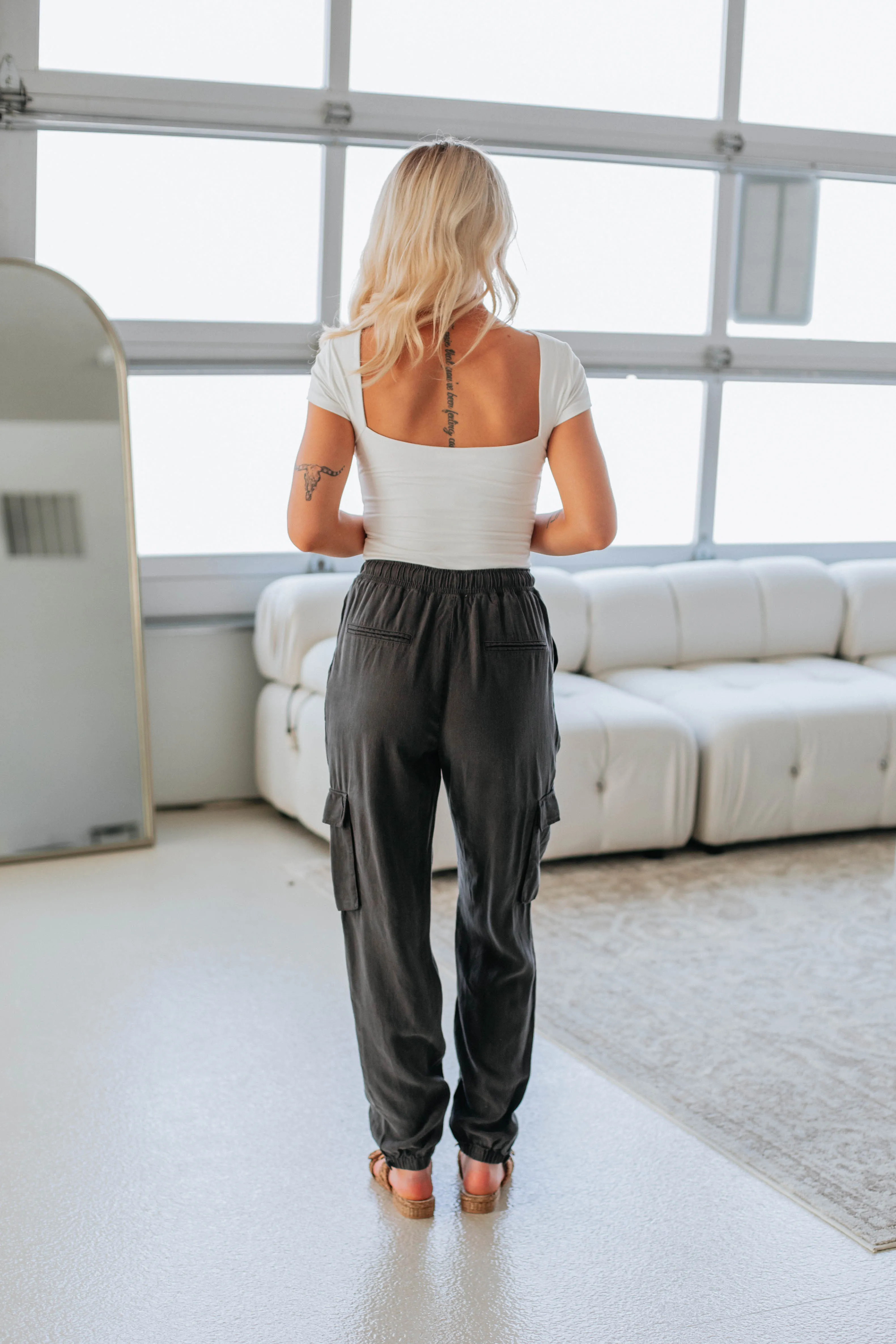 Bodie Cargo Joggers - Charcoal