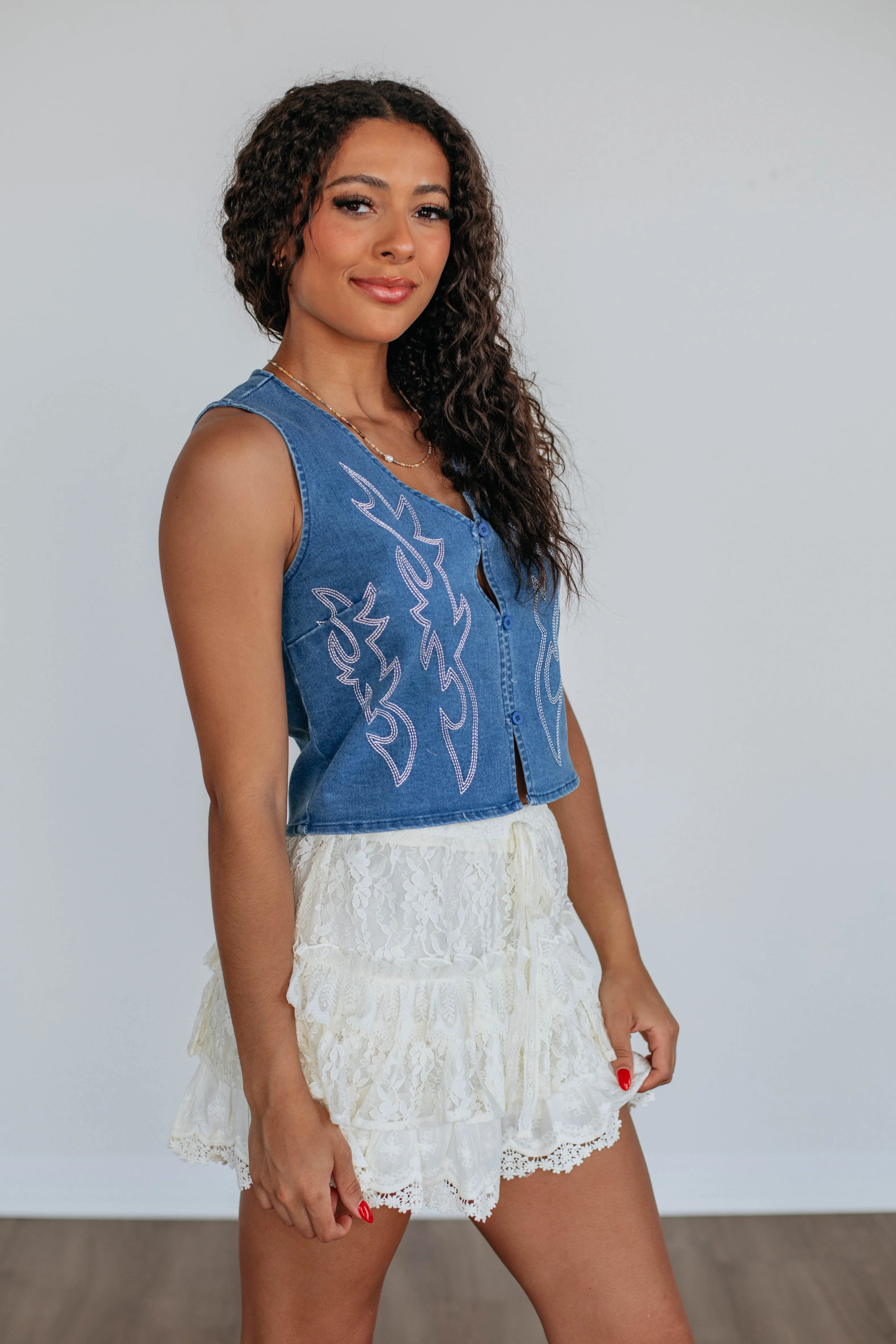 Boone Denim Vest