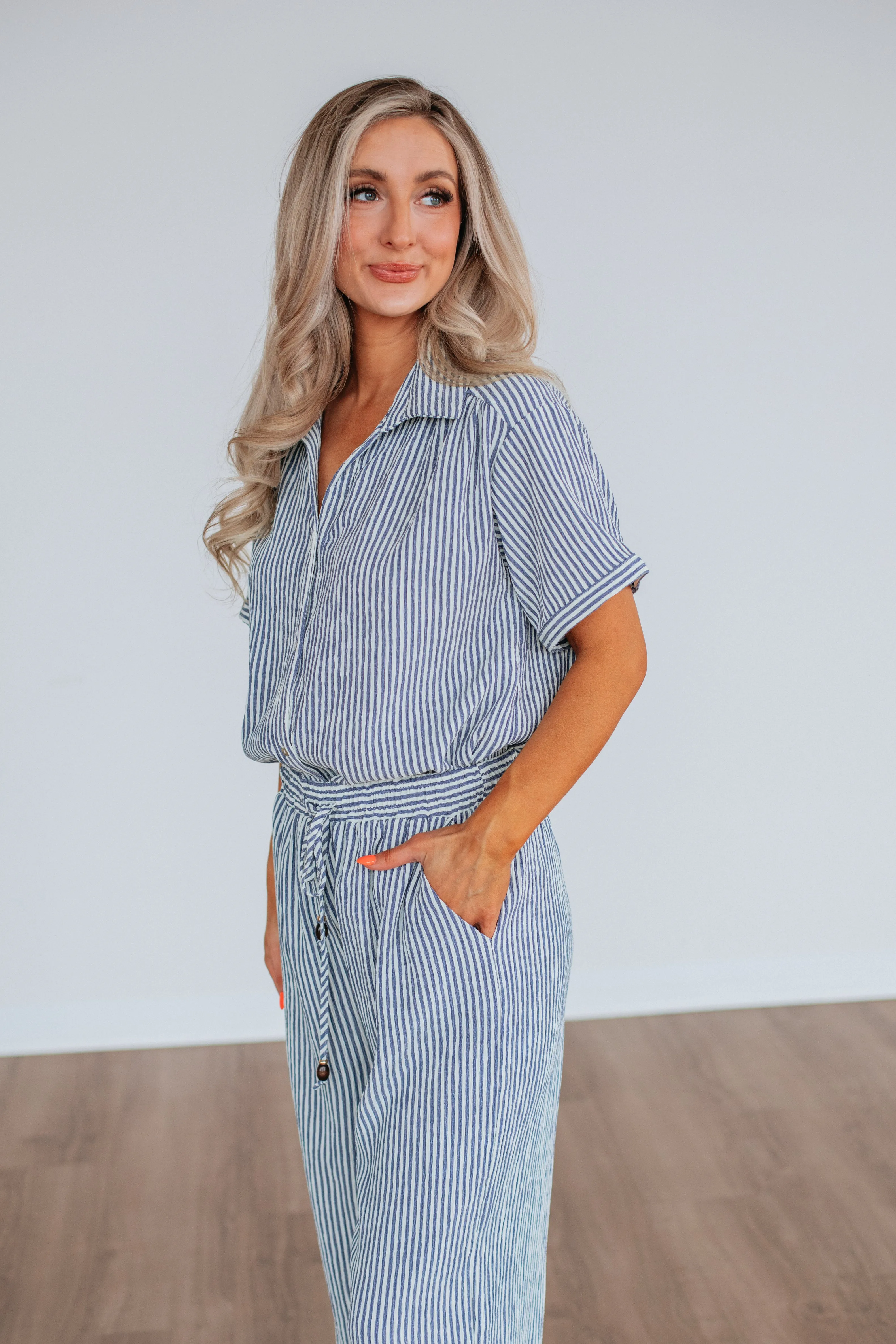 Calliope Two-Piece Set - Slate Blue Mix