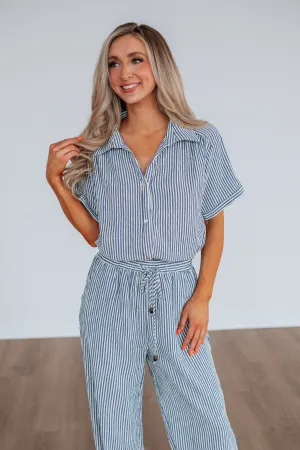 Calliope Two-Piece Set - Slate Blue Mix