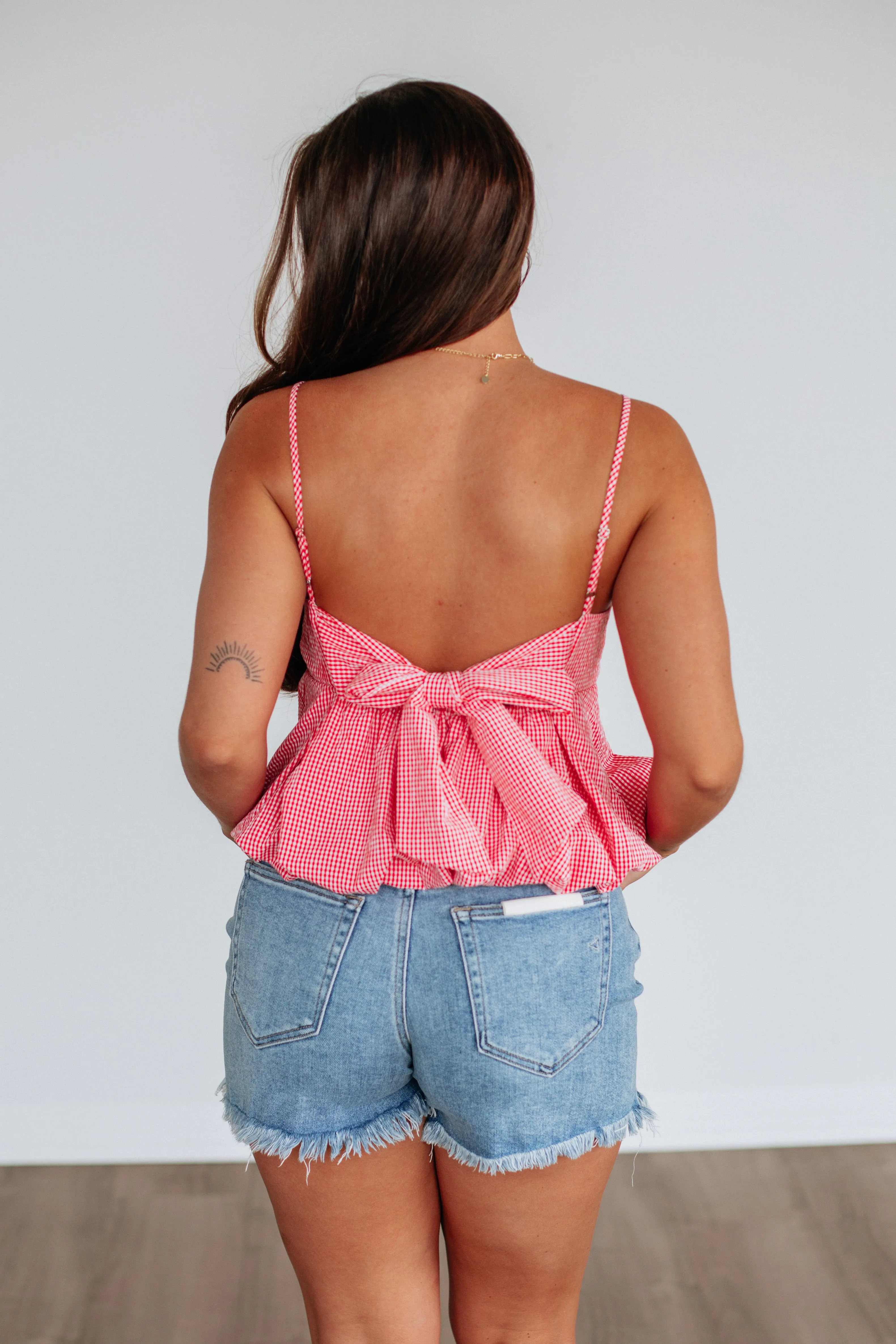 Caysie Gingham Tank