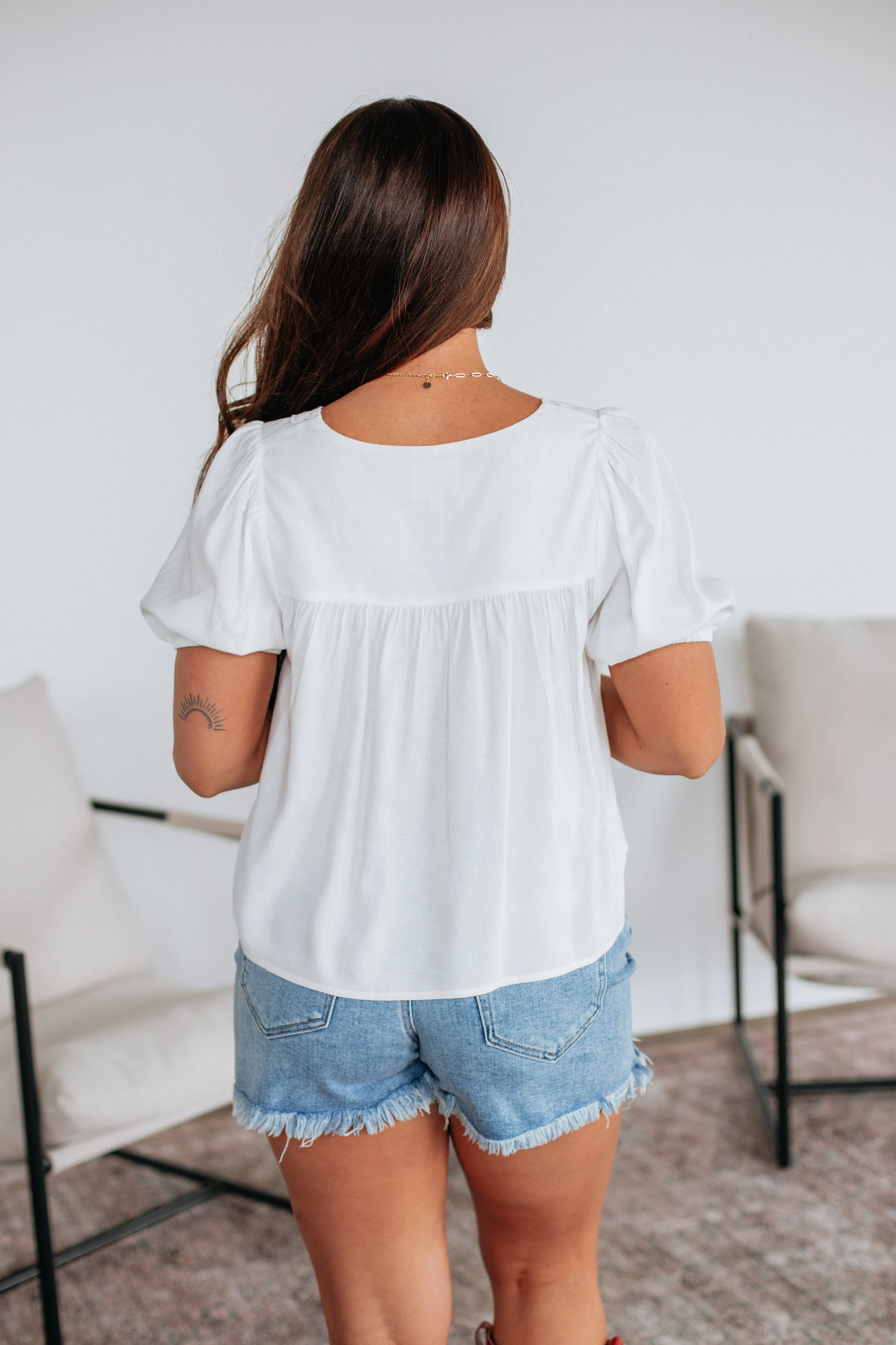Cecelia Linen Top