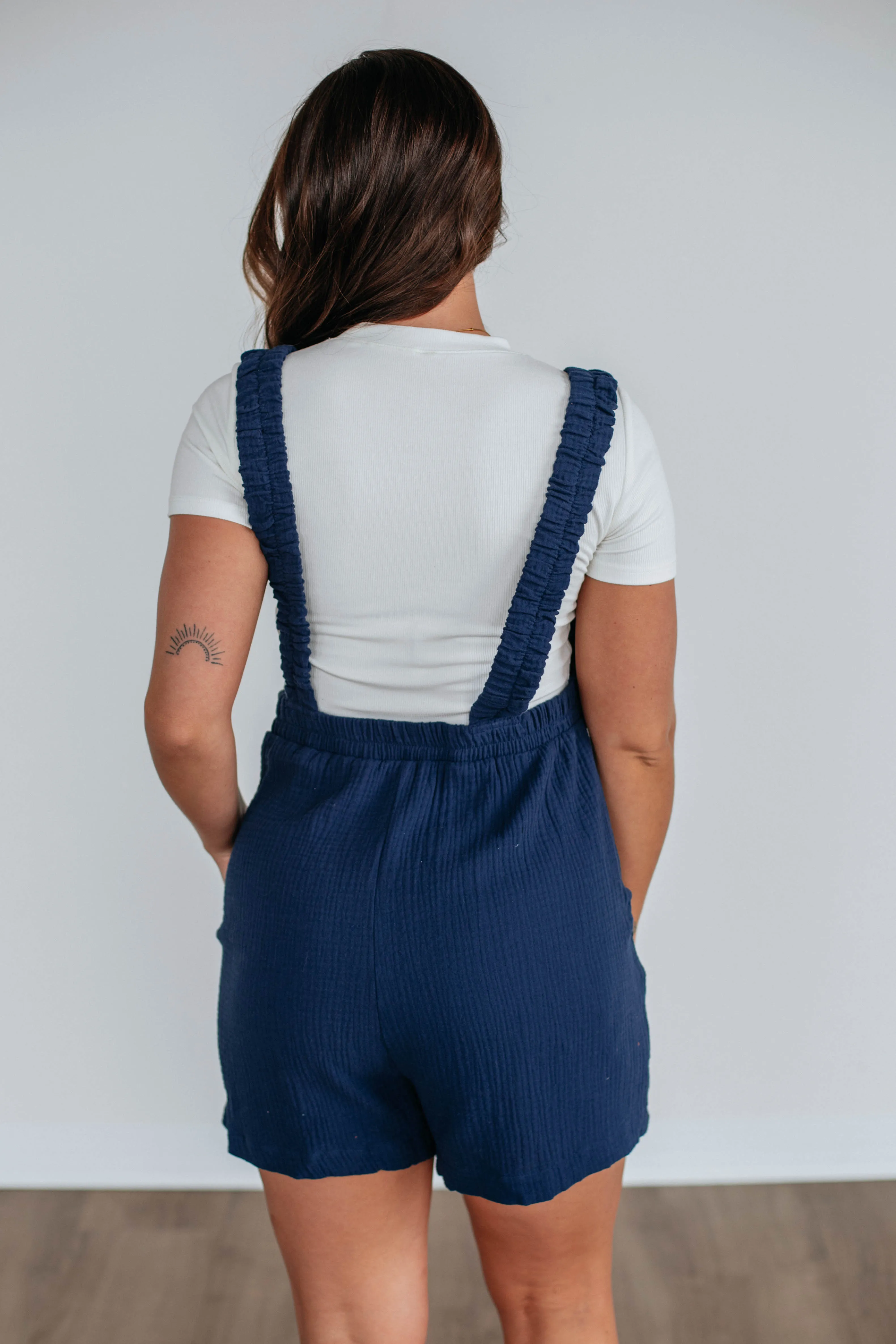 Chamberly Romper - Navy
