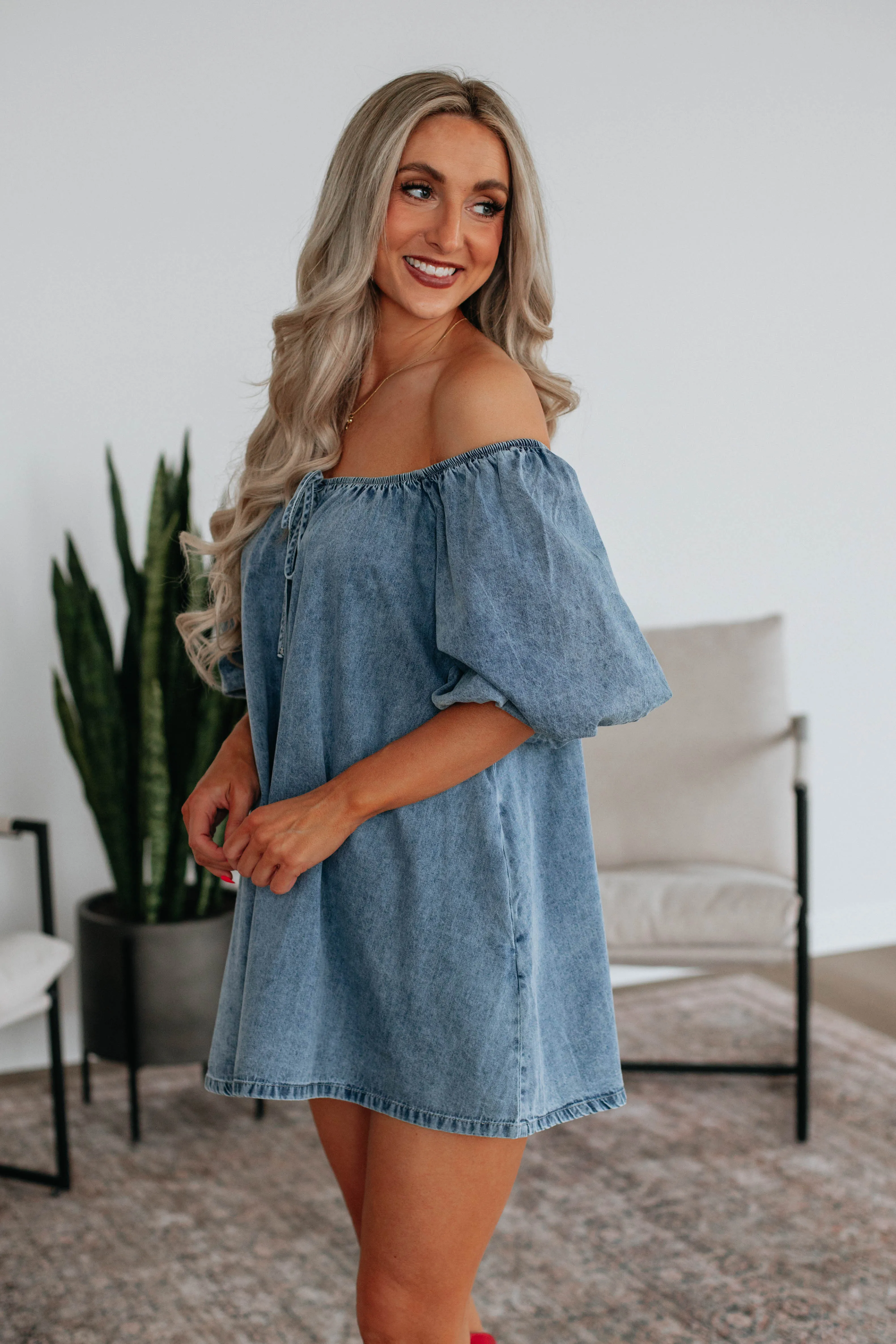 Chansley Denim Romper