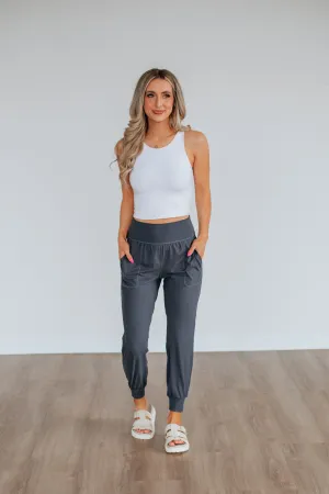 Cloud Nine Joggers - Charcoal