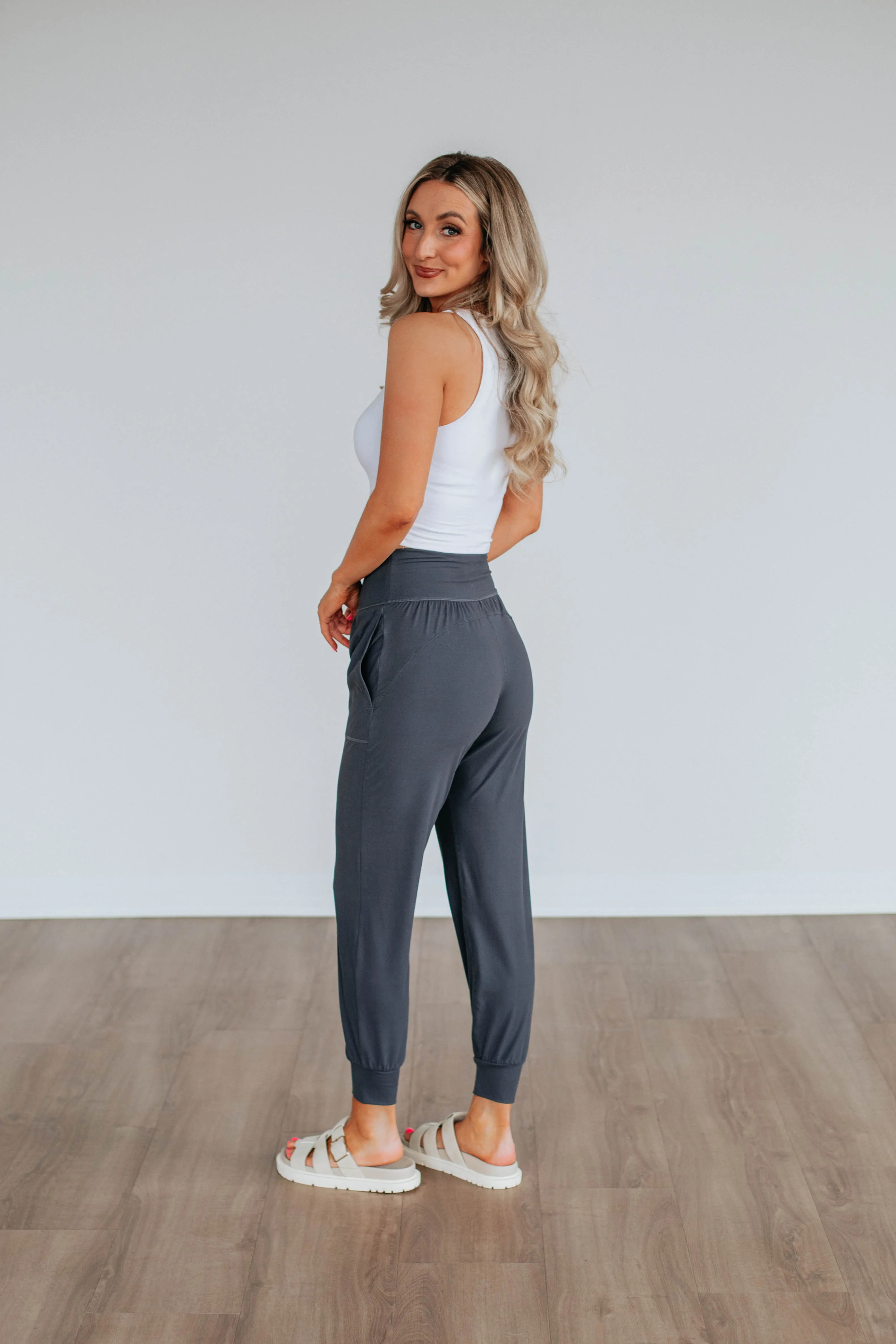 Cloud Nine Joggers - Charcoal