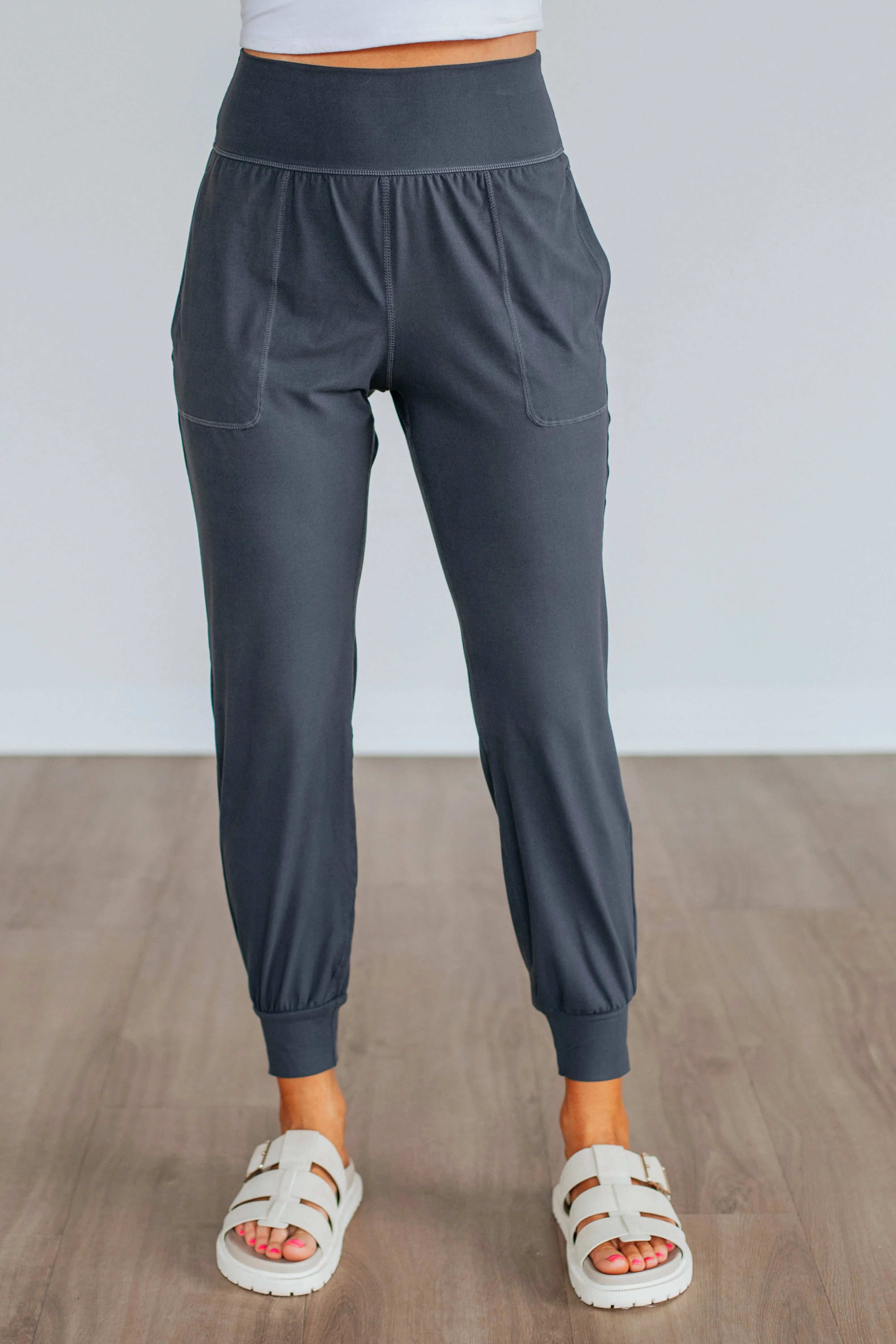 Cloud Nine Joggers - Charcoal
