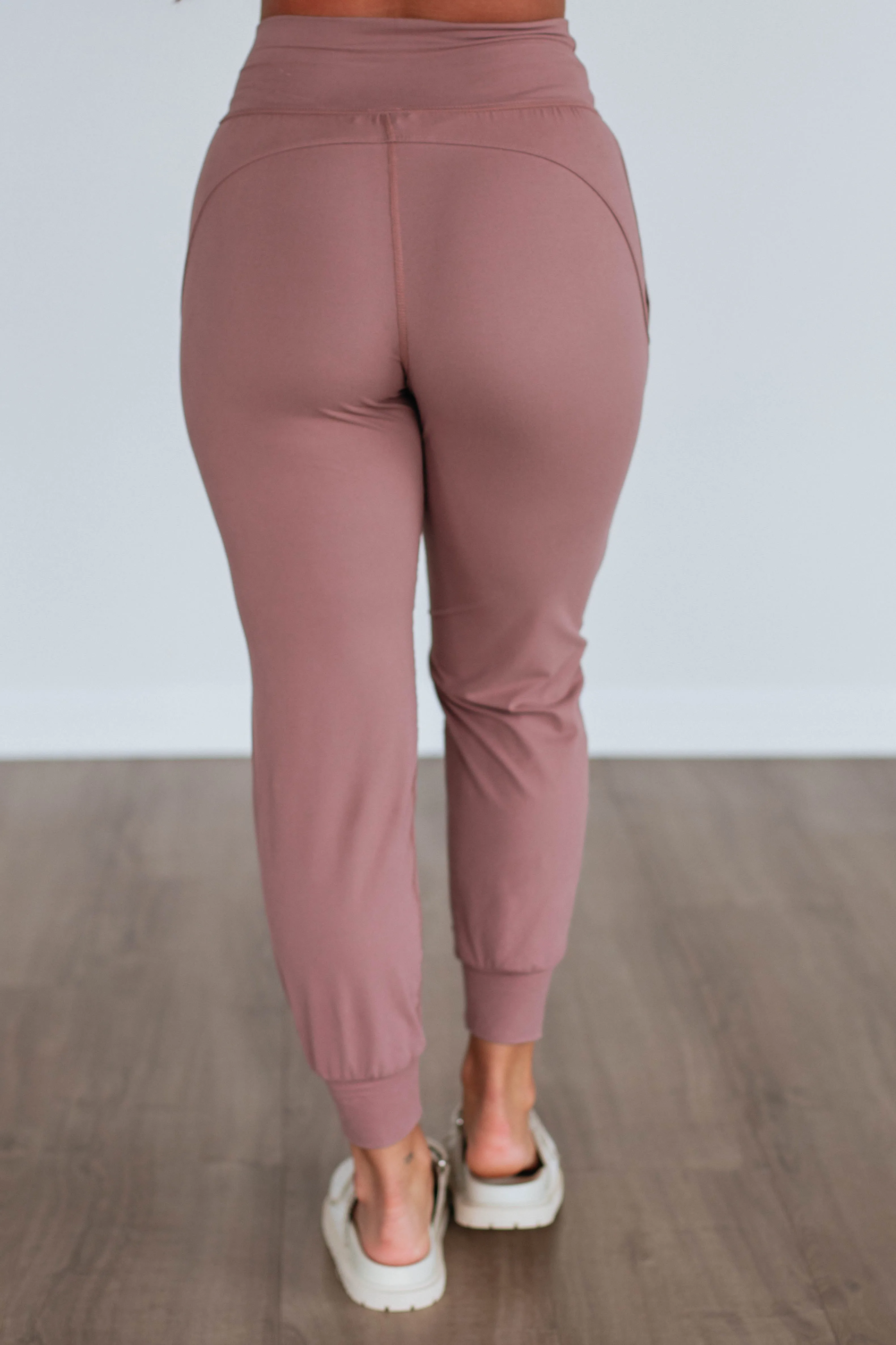Cloud Nine Joggers - Dusty Mauve