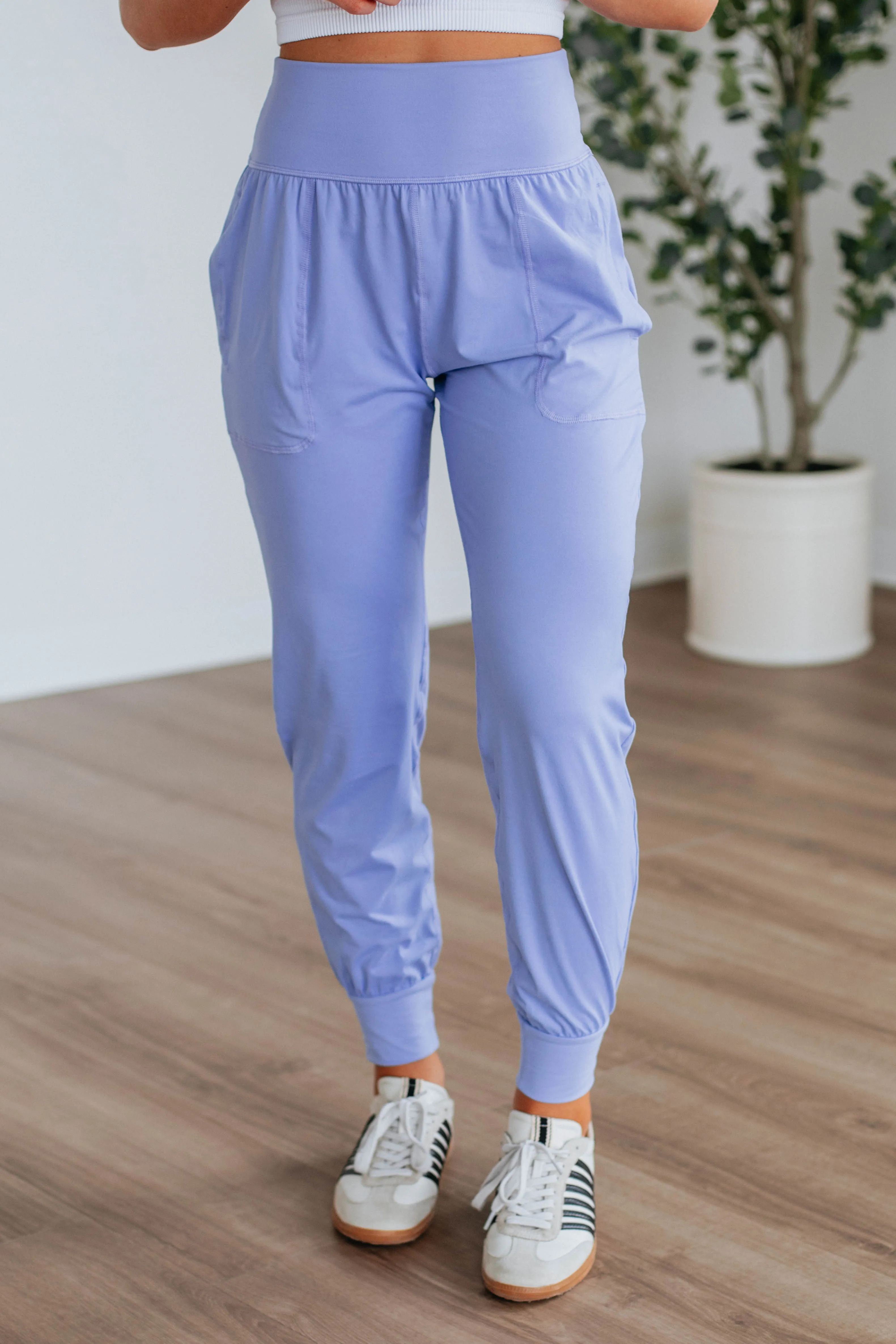 Cloud Nine Joggers - Periwinkle