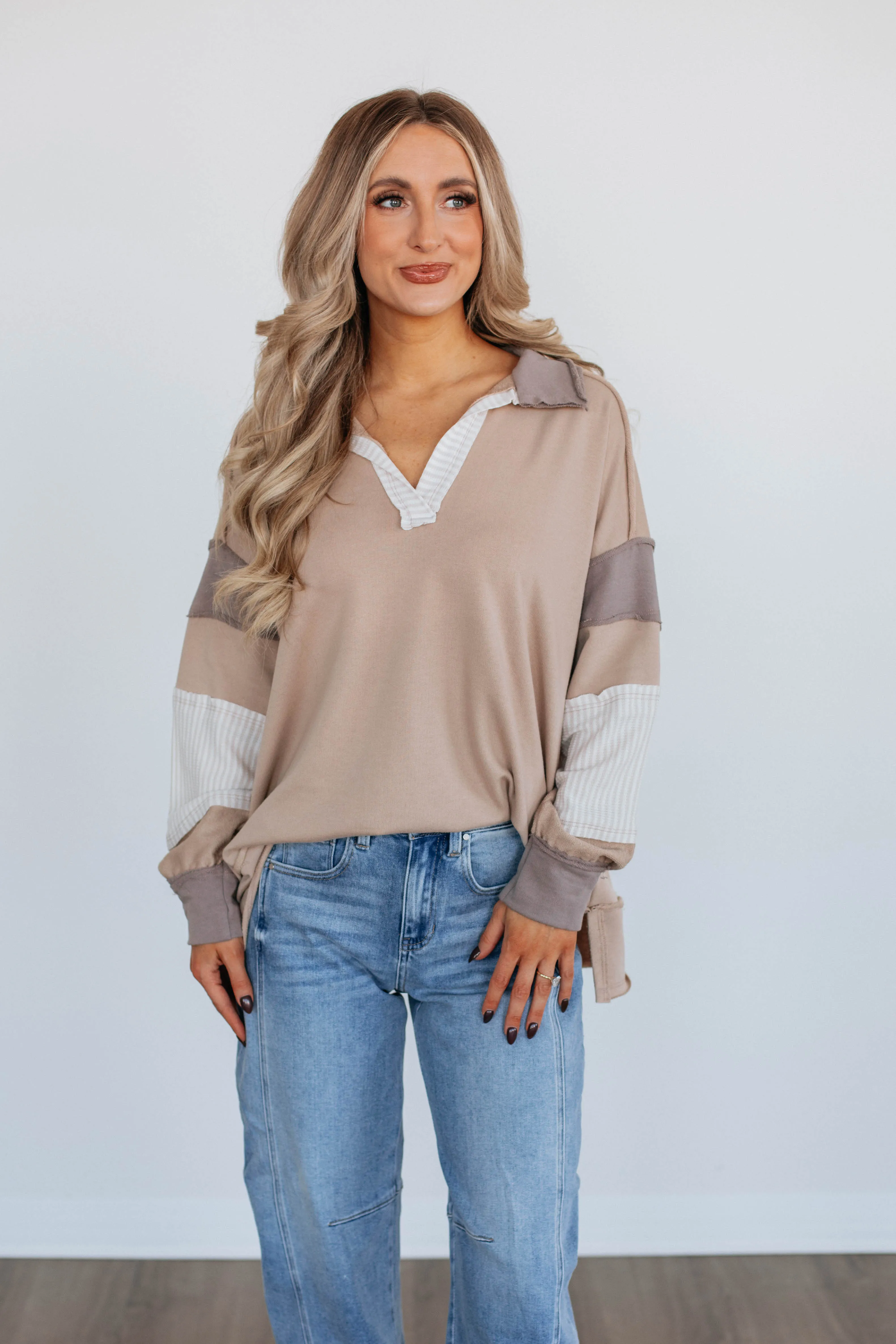 Colson Contrast Pullover