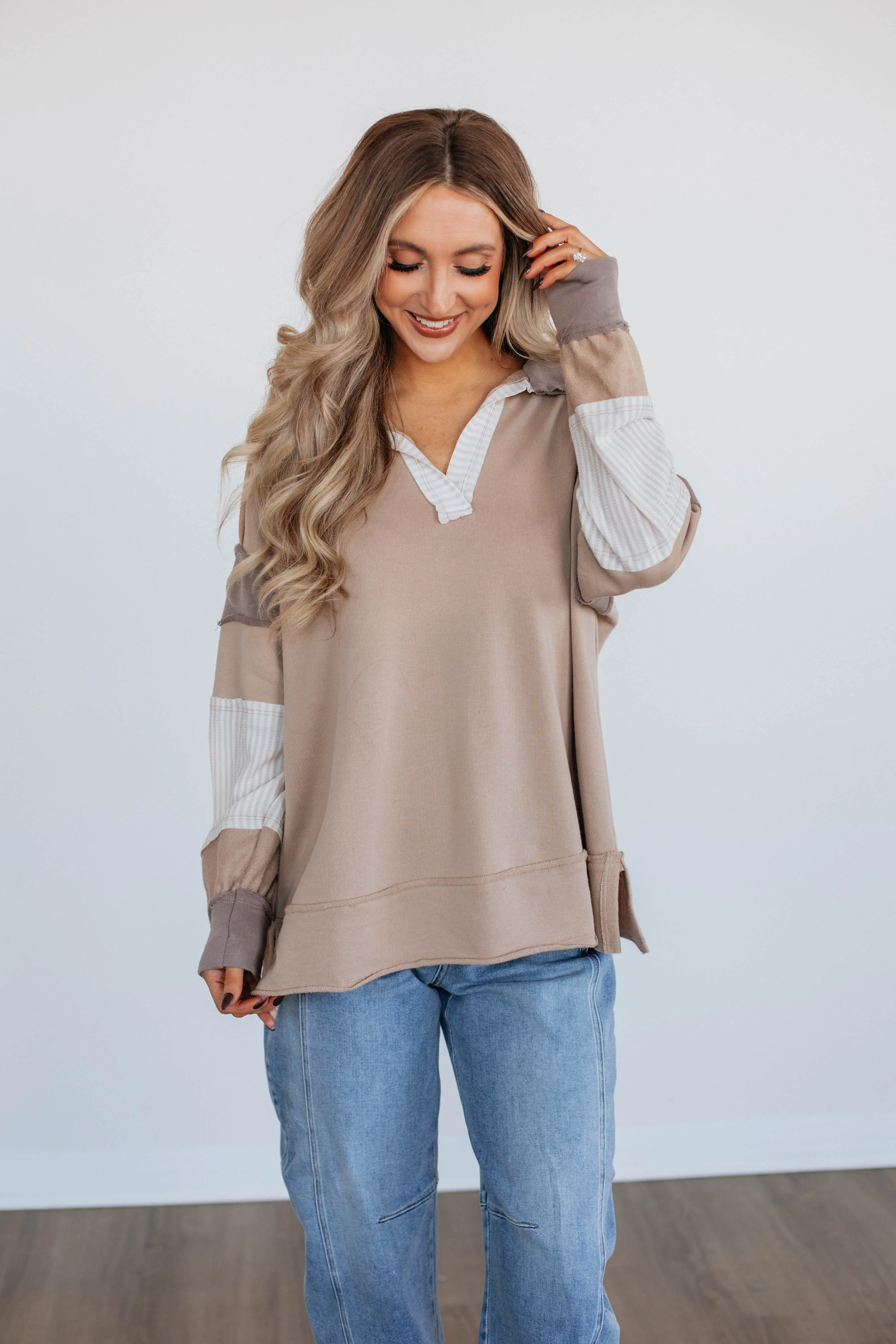 Colson Contrast Pullover