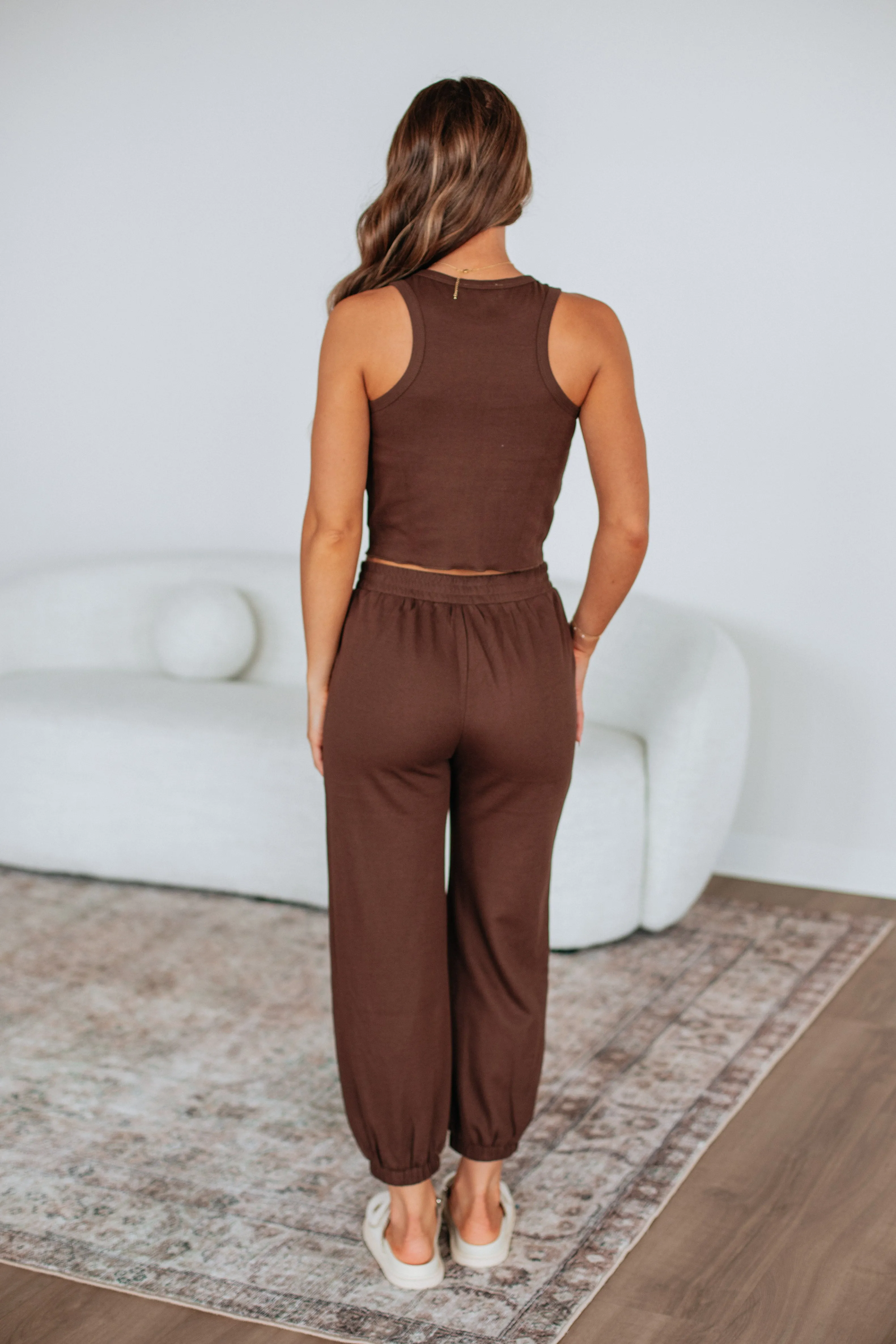 Dax Two-Piece Lounge Set - Chocolate