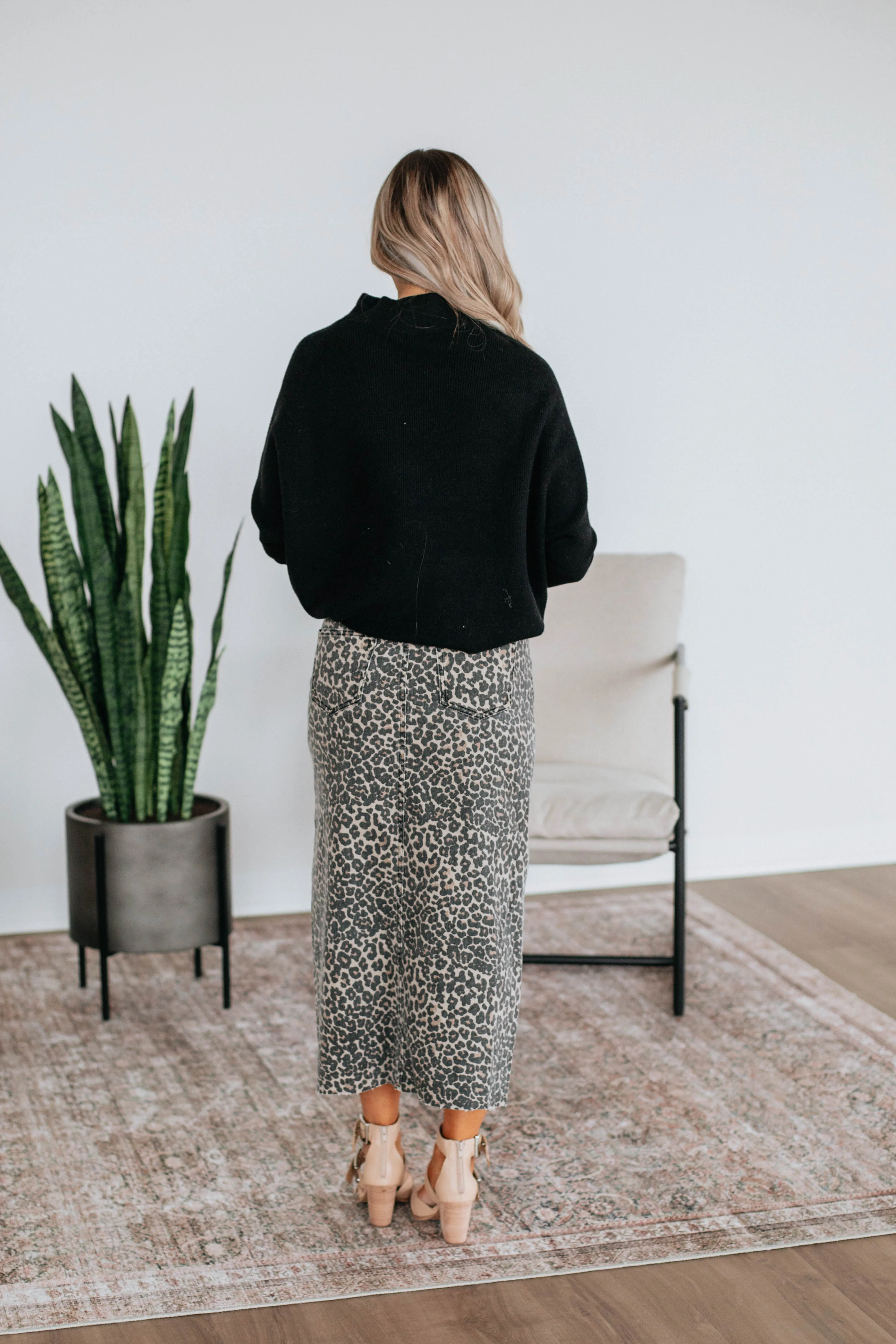 Desirae Leopard Skirt