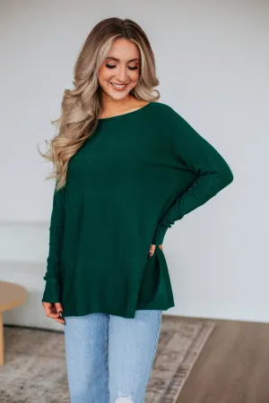 Edella Sweater - Hunter Green