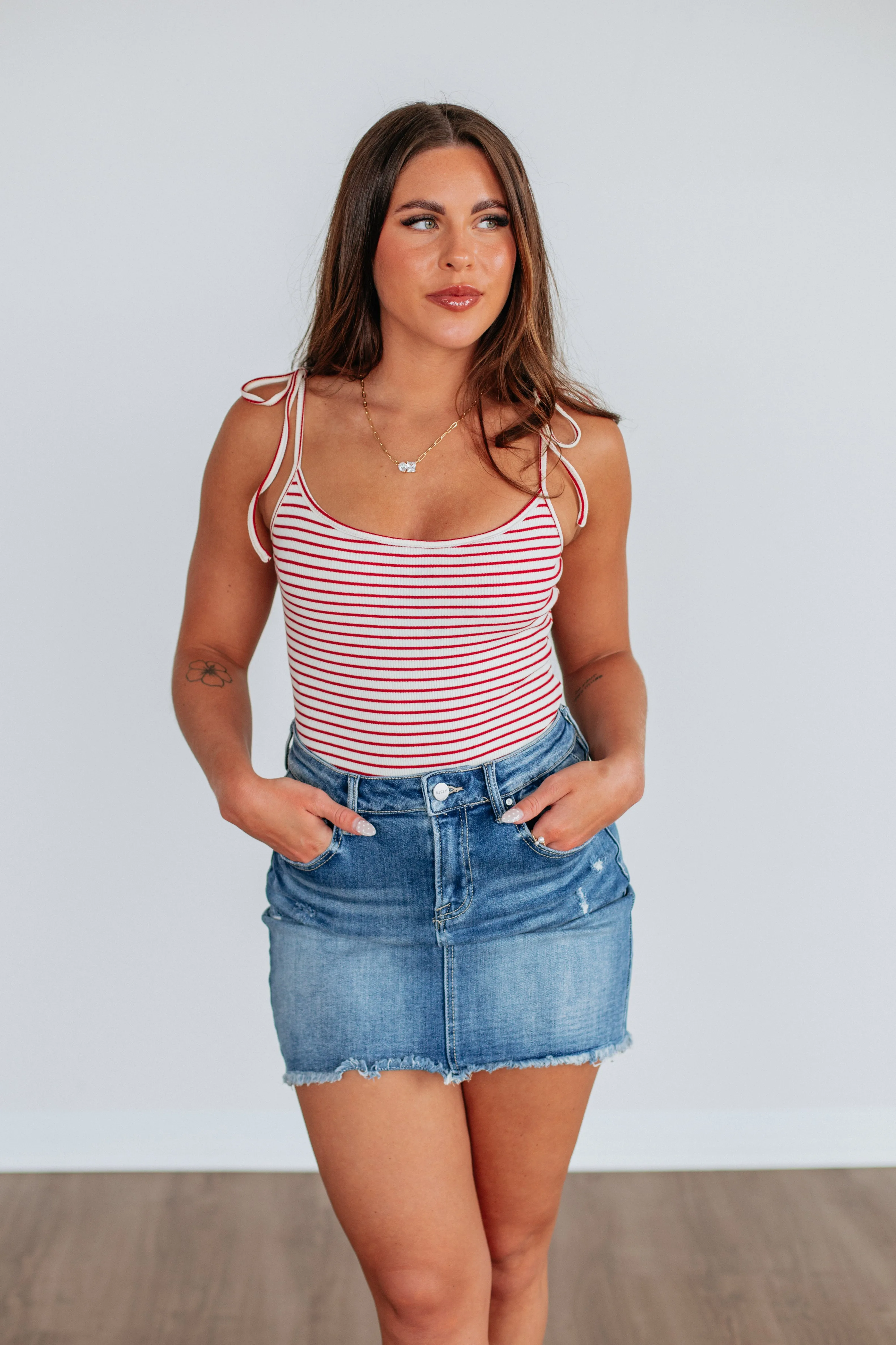 Espen Striped Bodysuit