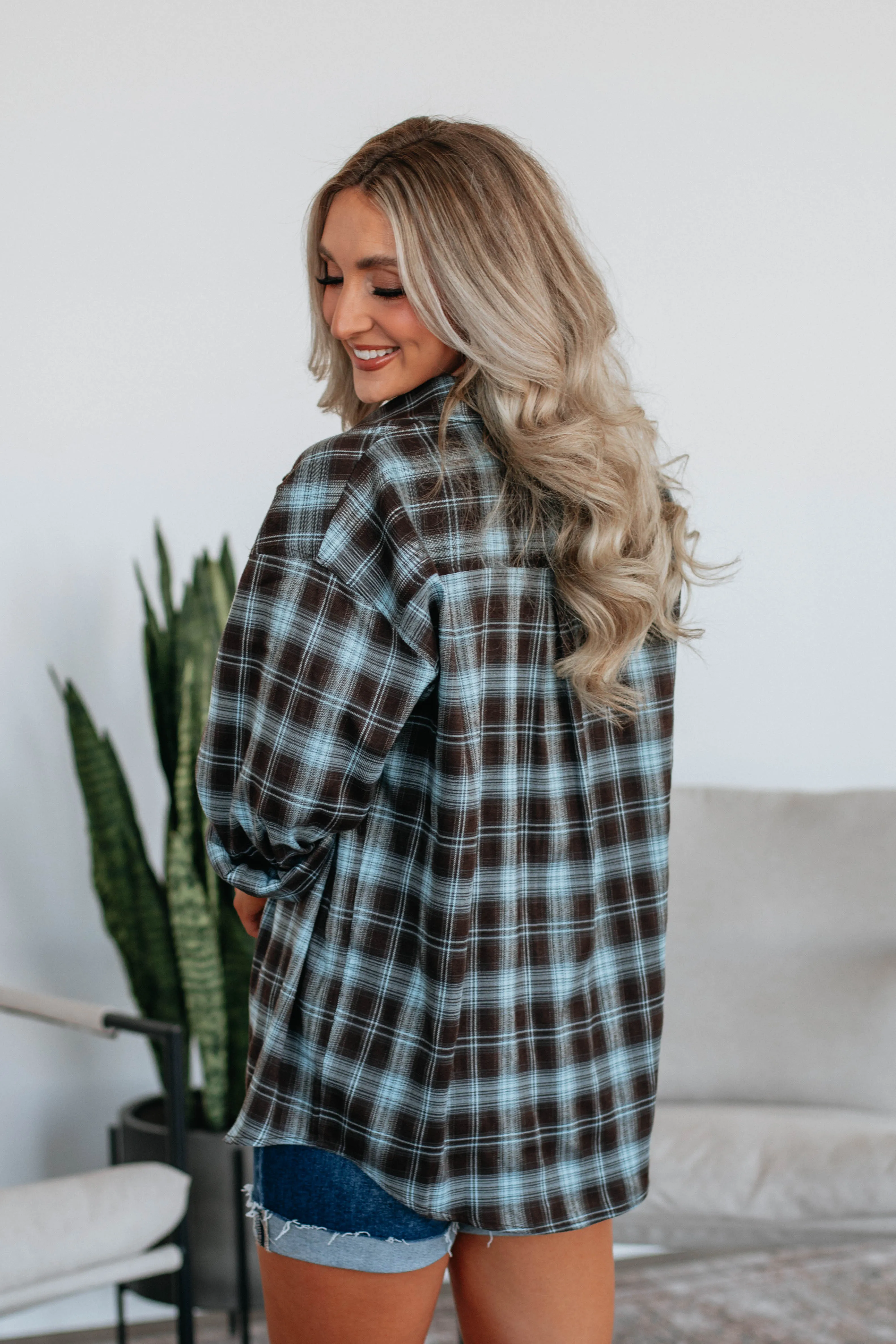 Ethan Oversized Flannel Top
