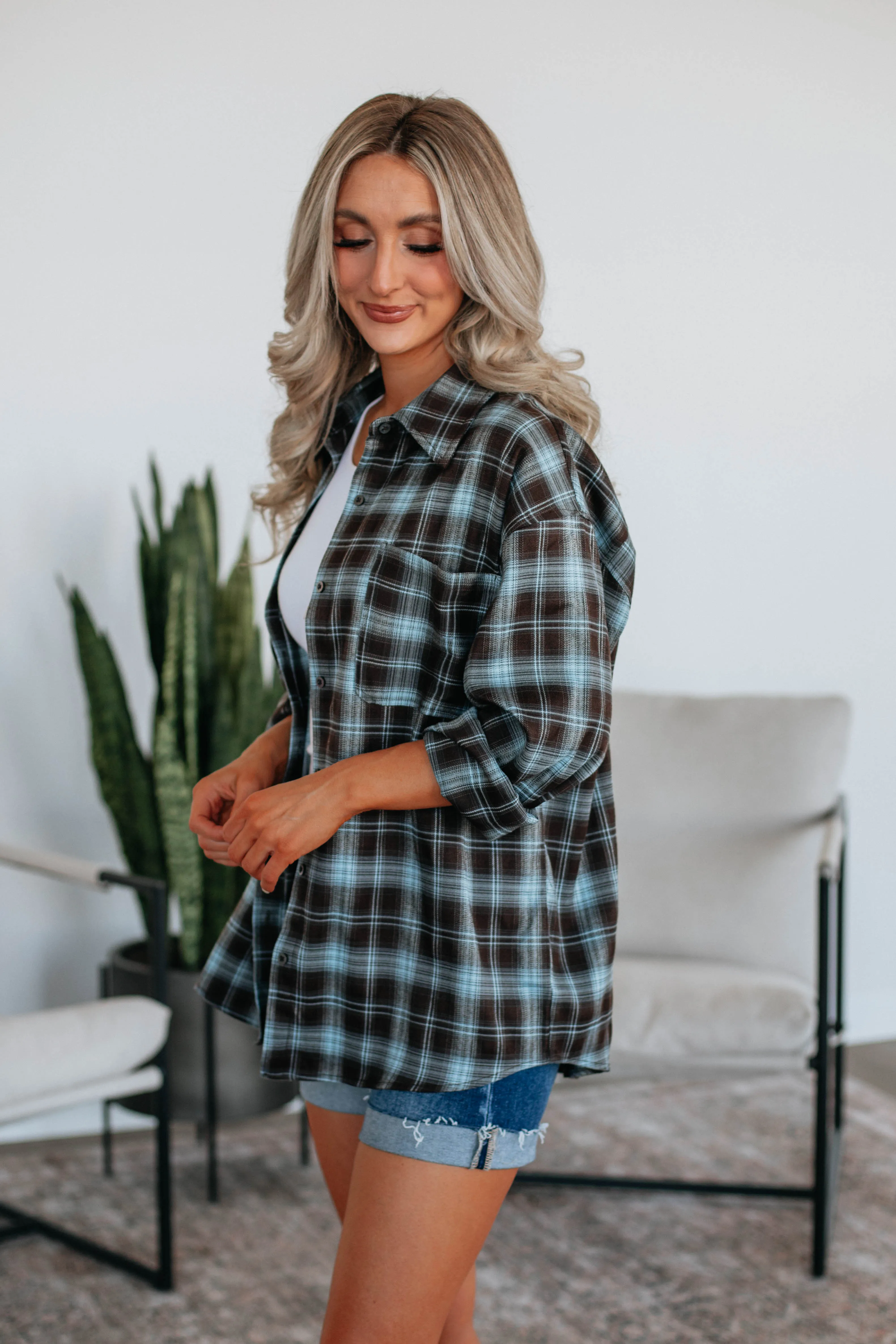 Ethan Oversized Flannel Top