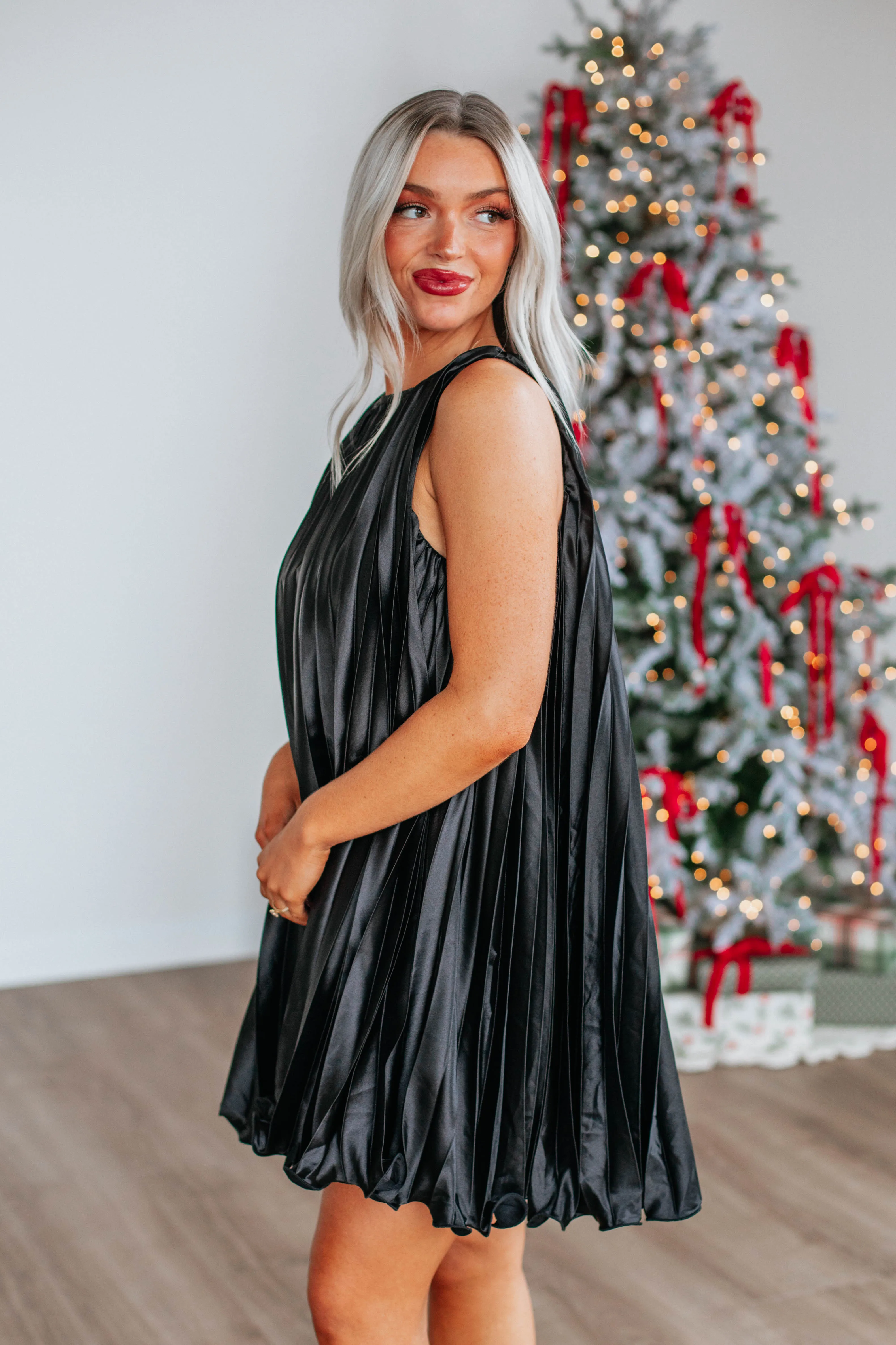 Get In The Groove Dress - Black