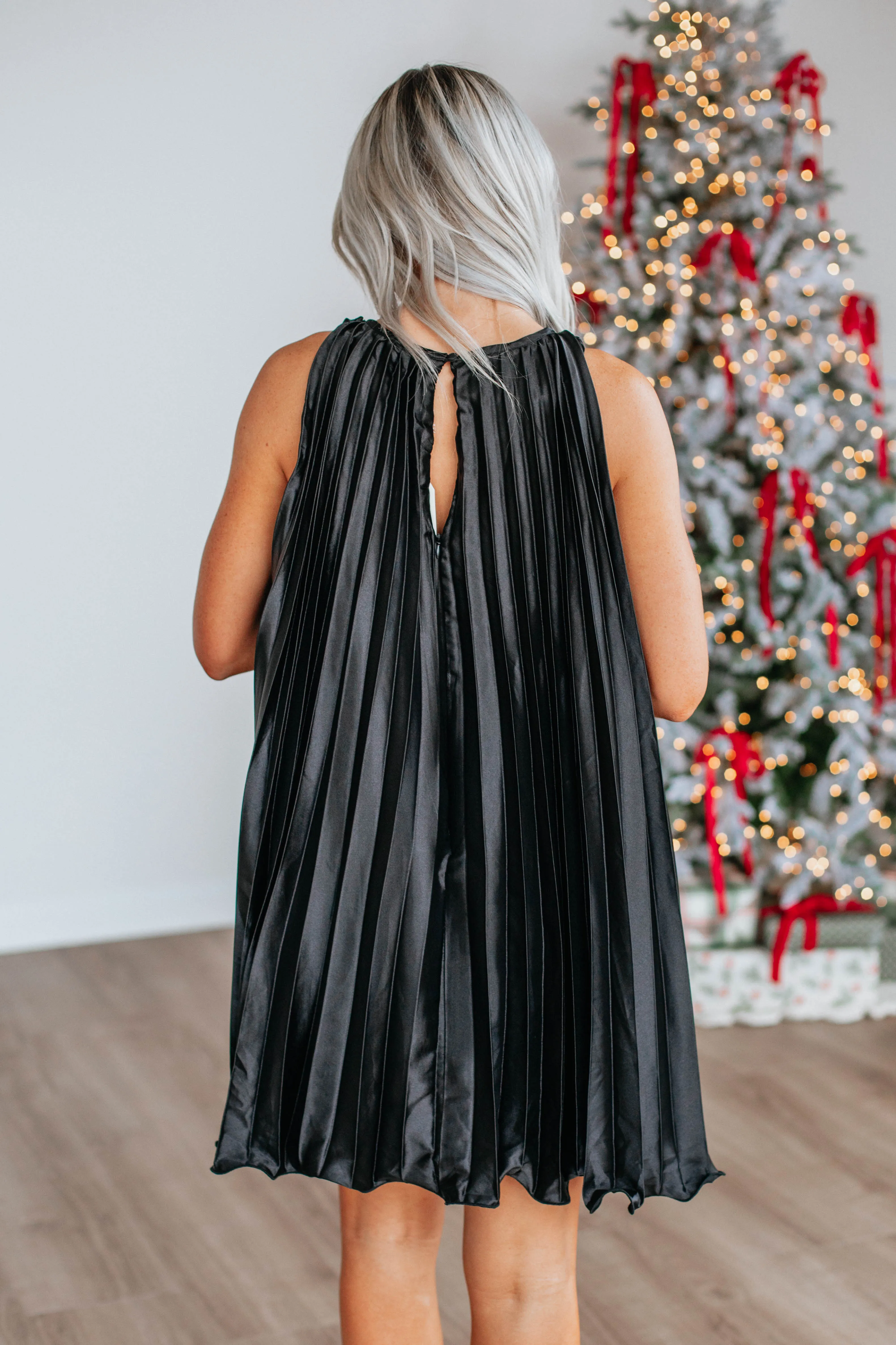 Get In The Groove Dress - Black