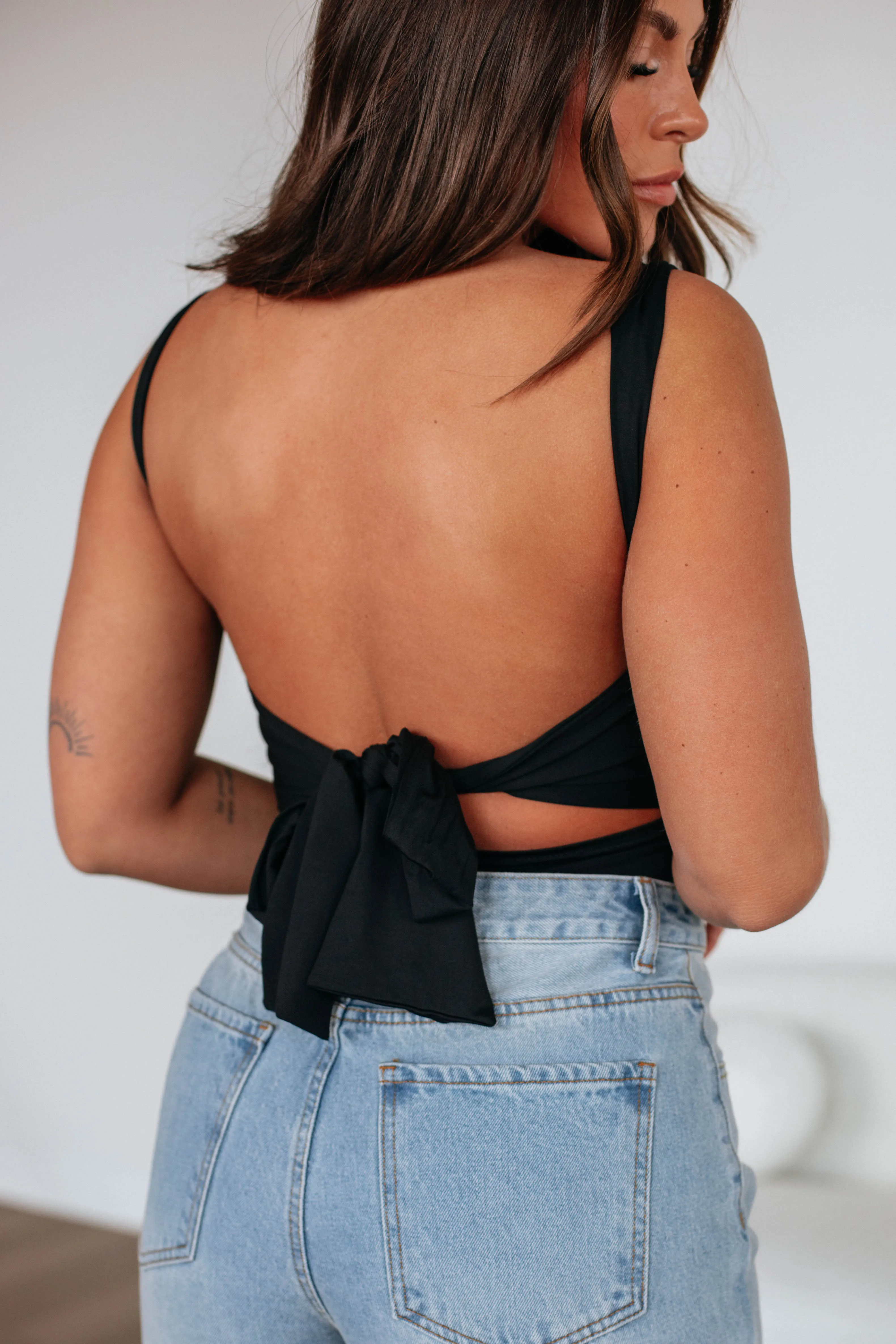 Get Obsessed Bodysuit - Black