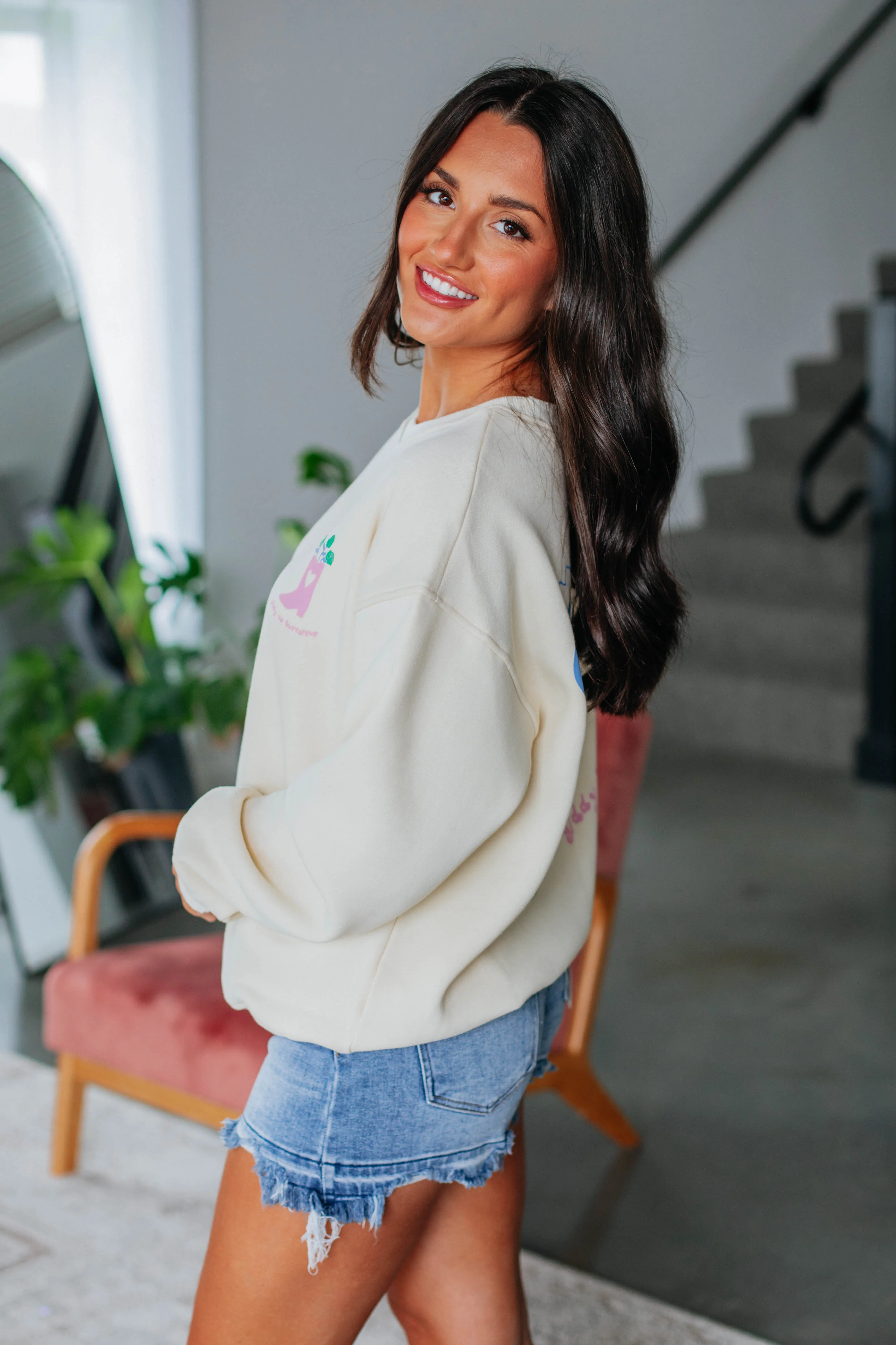 Giddy Up Graphic Crewneck