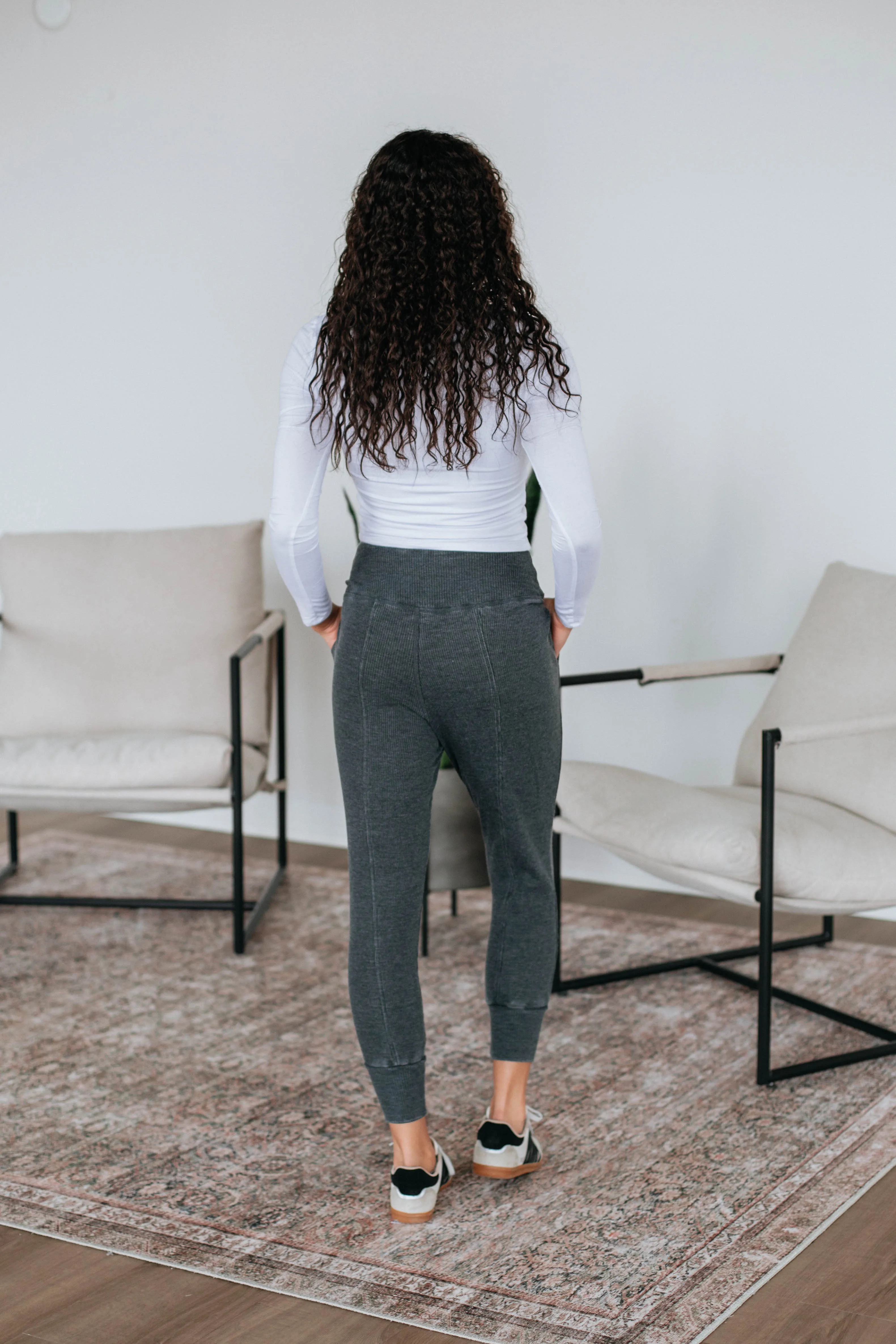 Go The Distance Joggers - Vintage Black