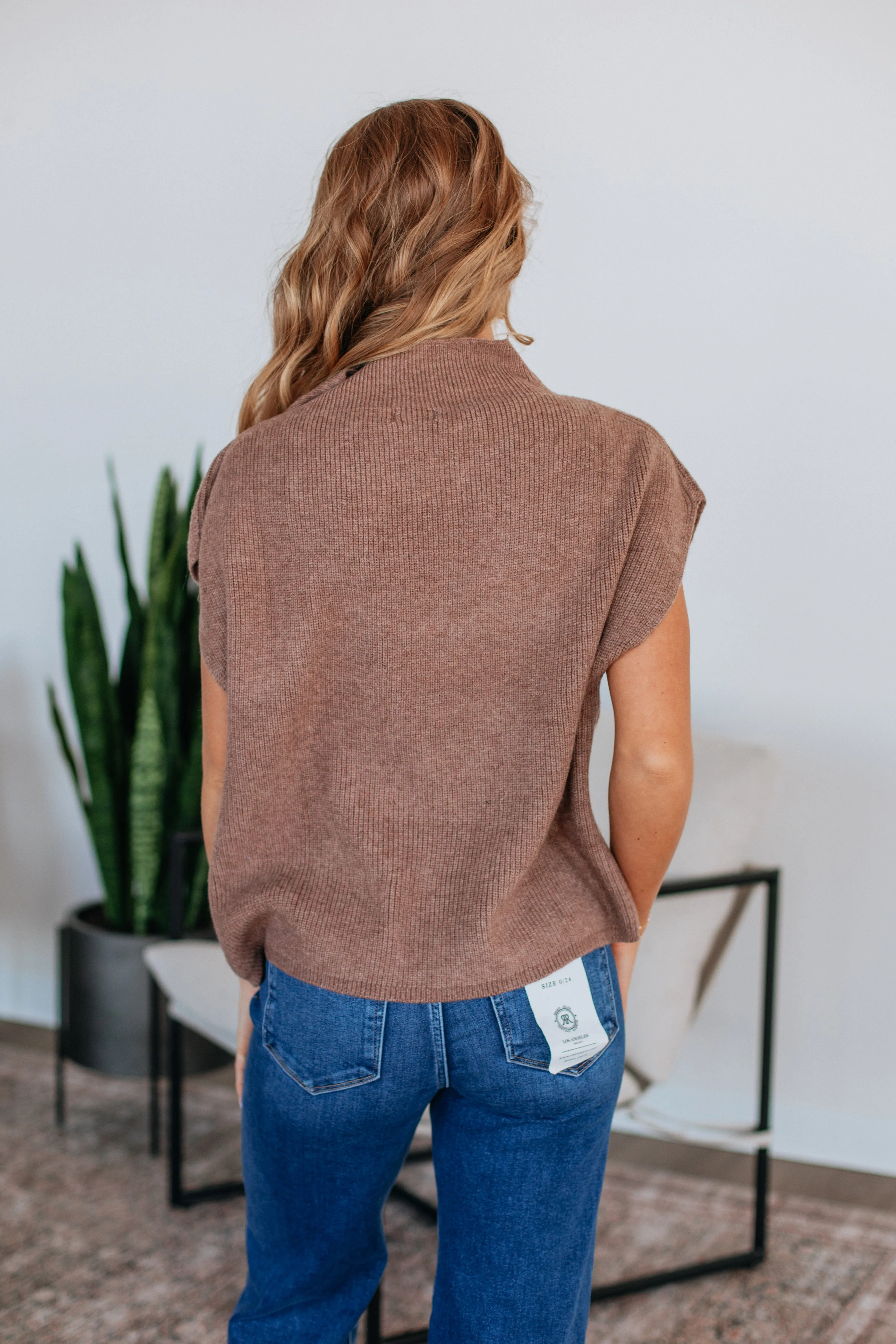 Harley Sweater Top - Mocha