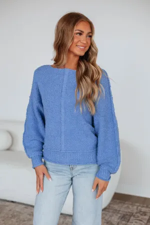 Haven Sweater - Cornflower Blue