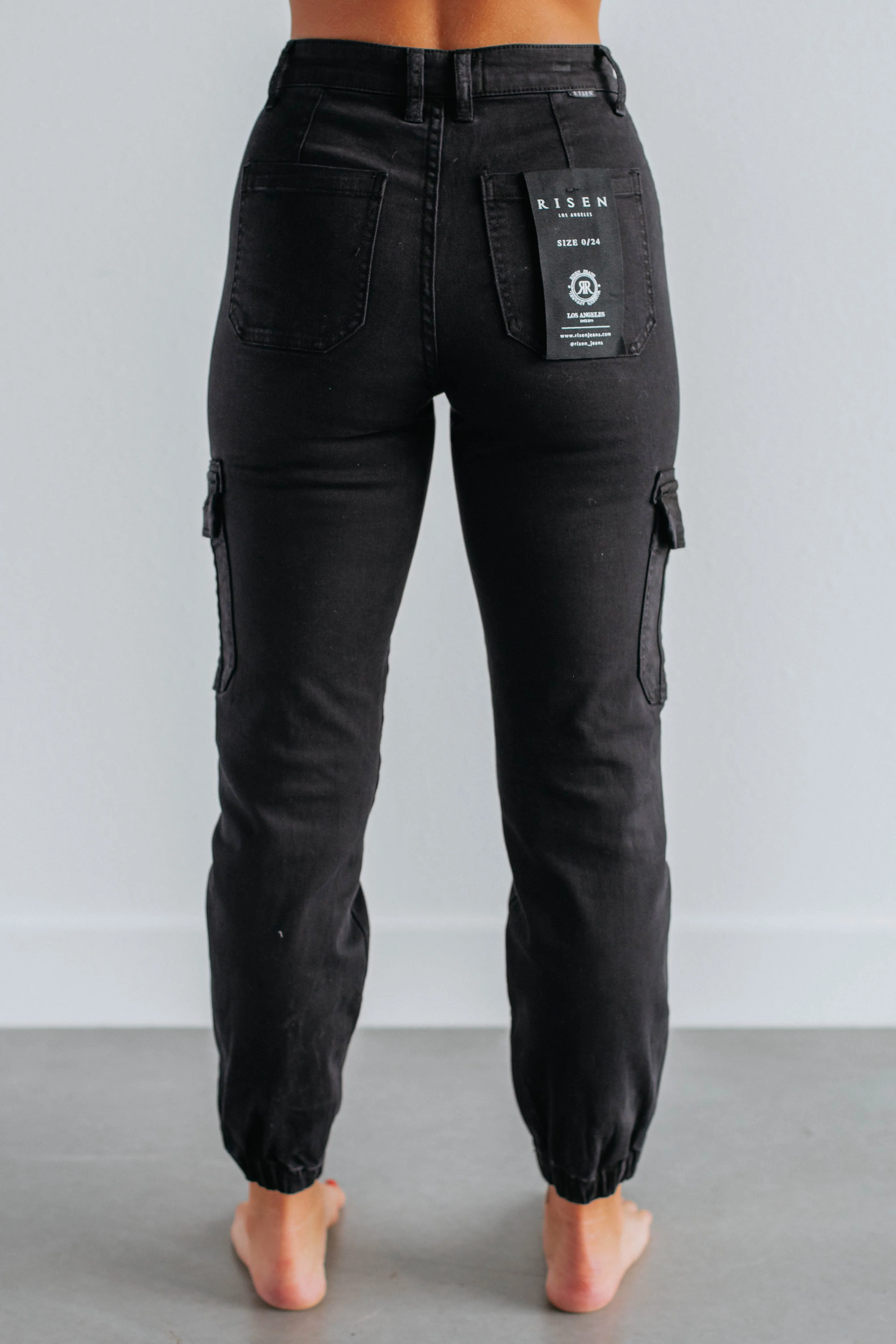 Jadia Risen Cargo Pants - Vintage Black
