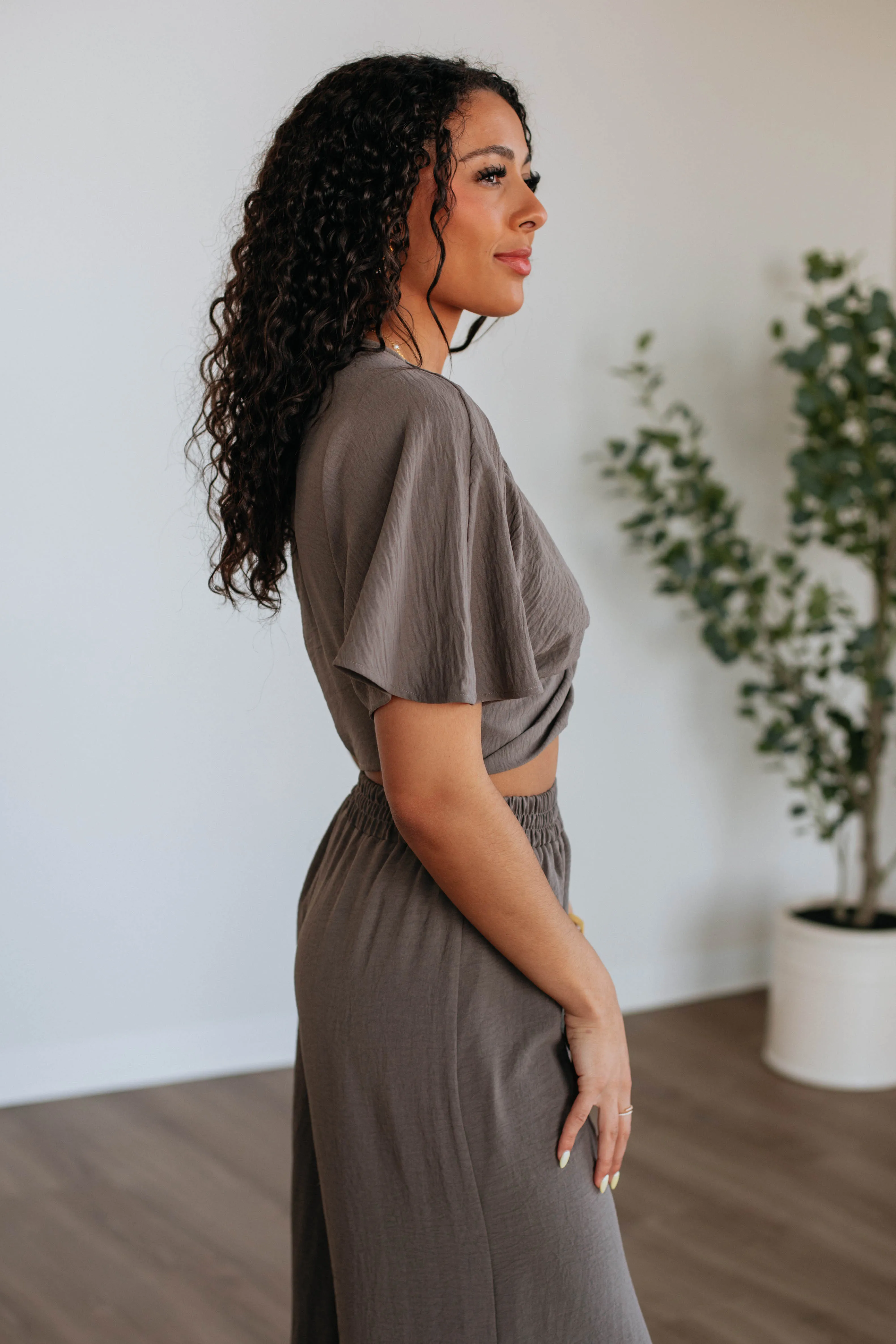 Joselynn Twist Front Top
