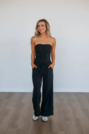 Jule Cargo Pants - Black