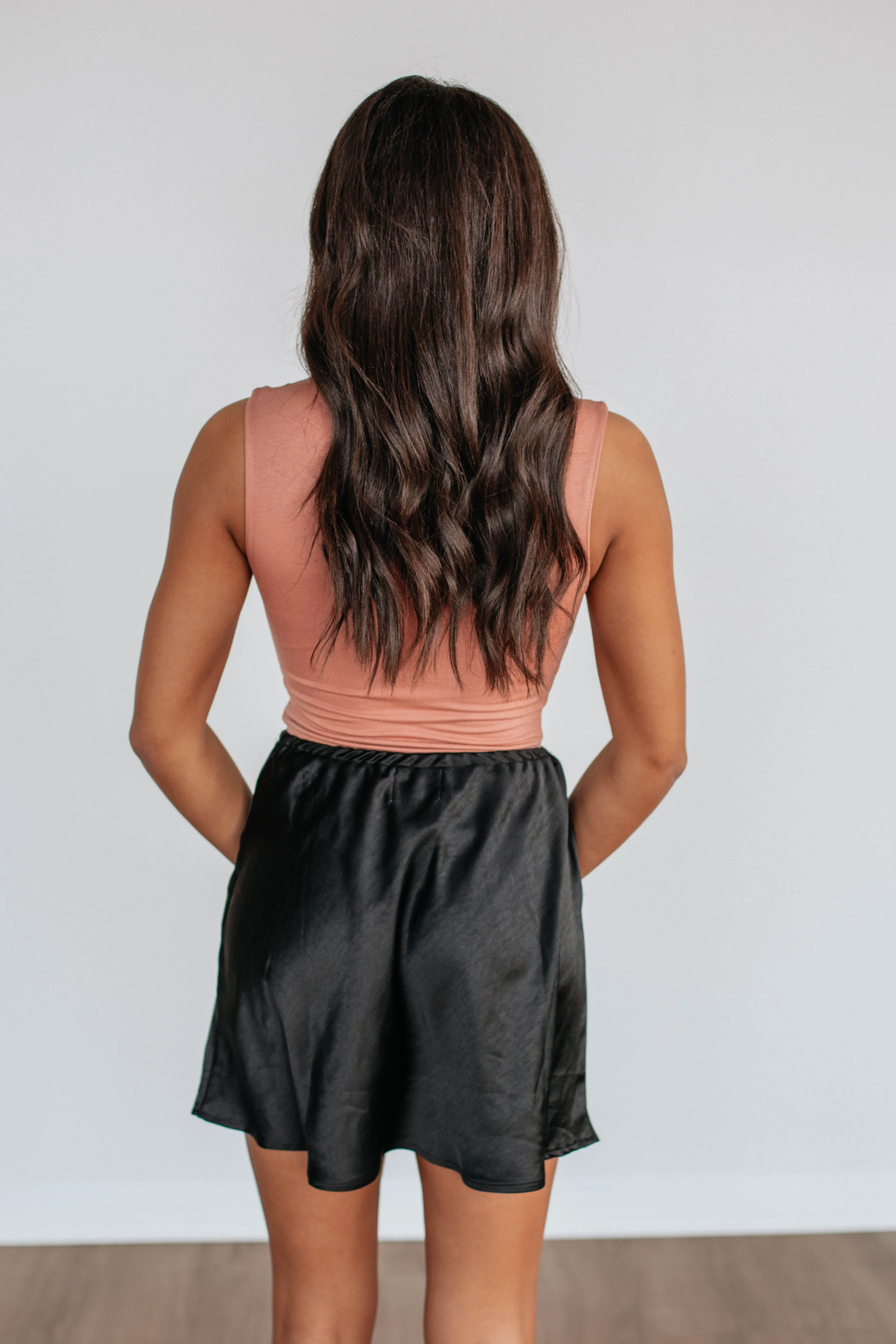 Just Say When Skirt - Black