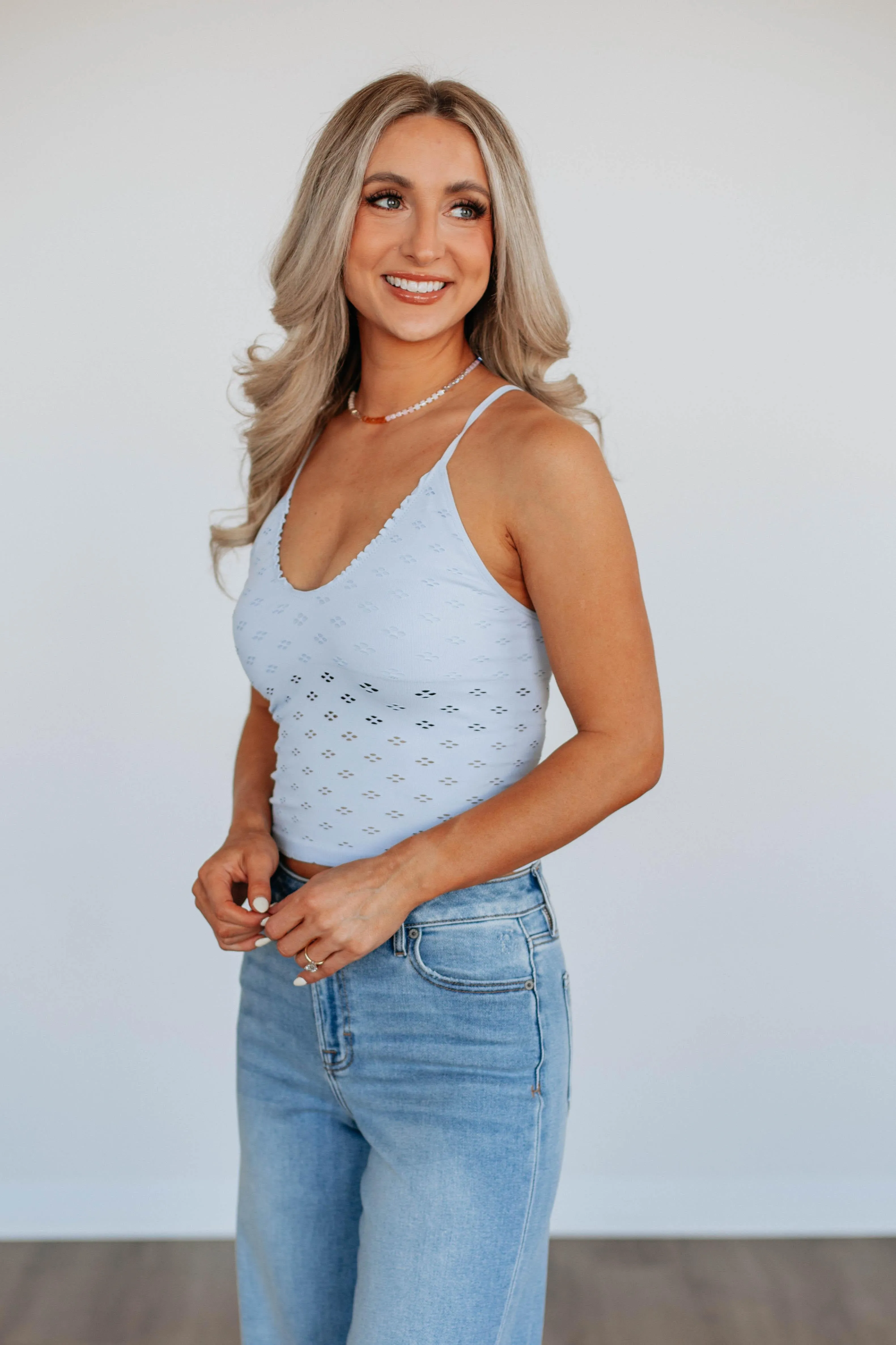 Just Us Tank - Powder Blue