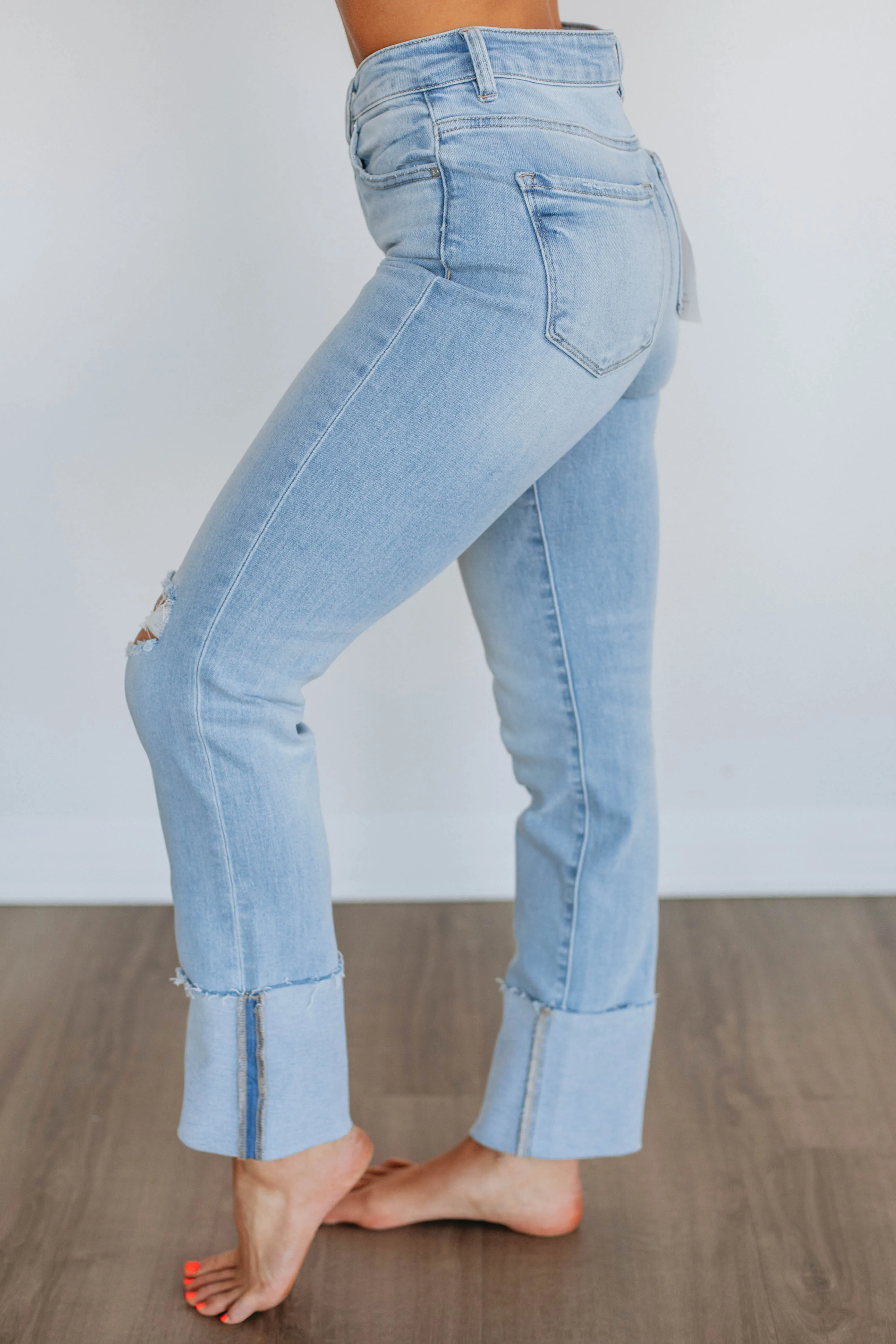 Kalen Risen Jeans - Light Wash