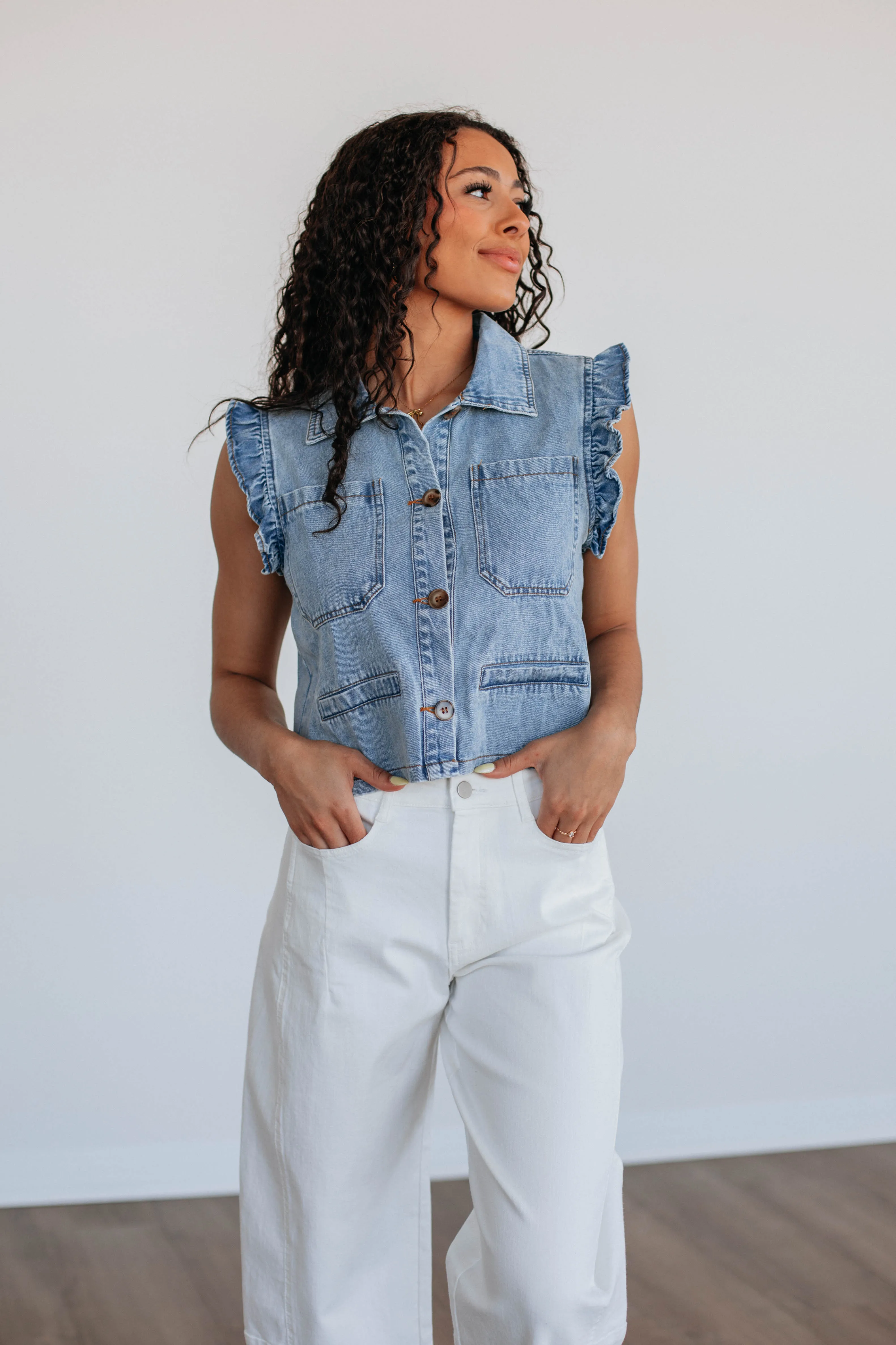 Kameron Denim Top