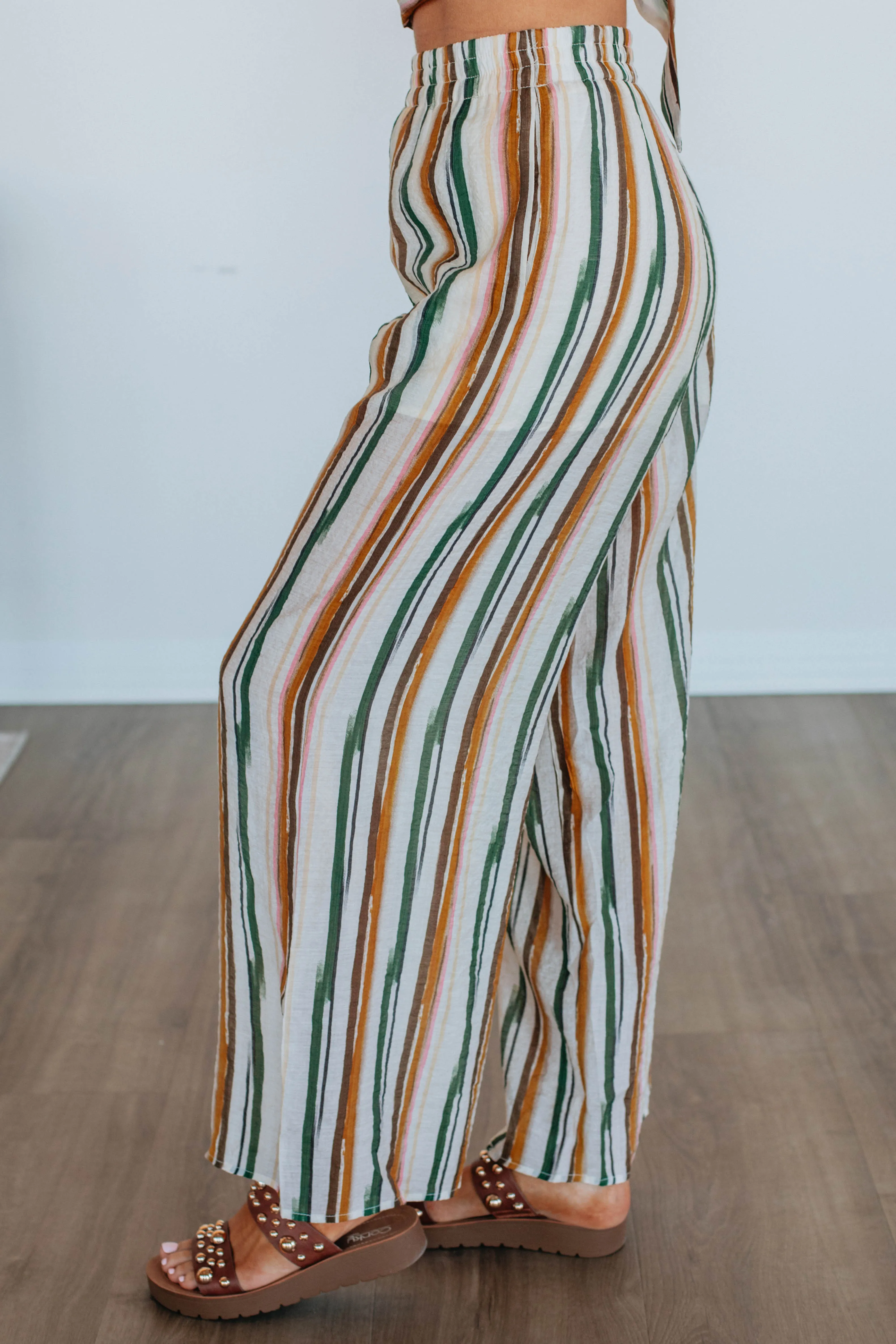 Karey Striped Pants