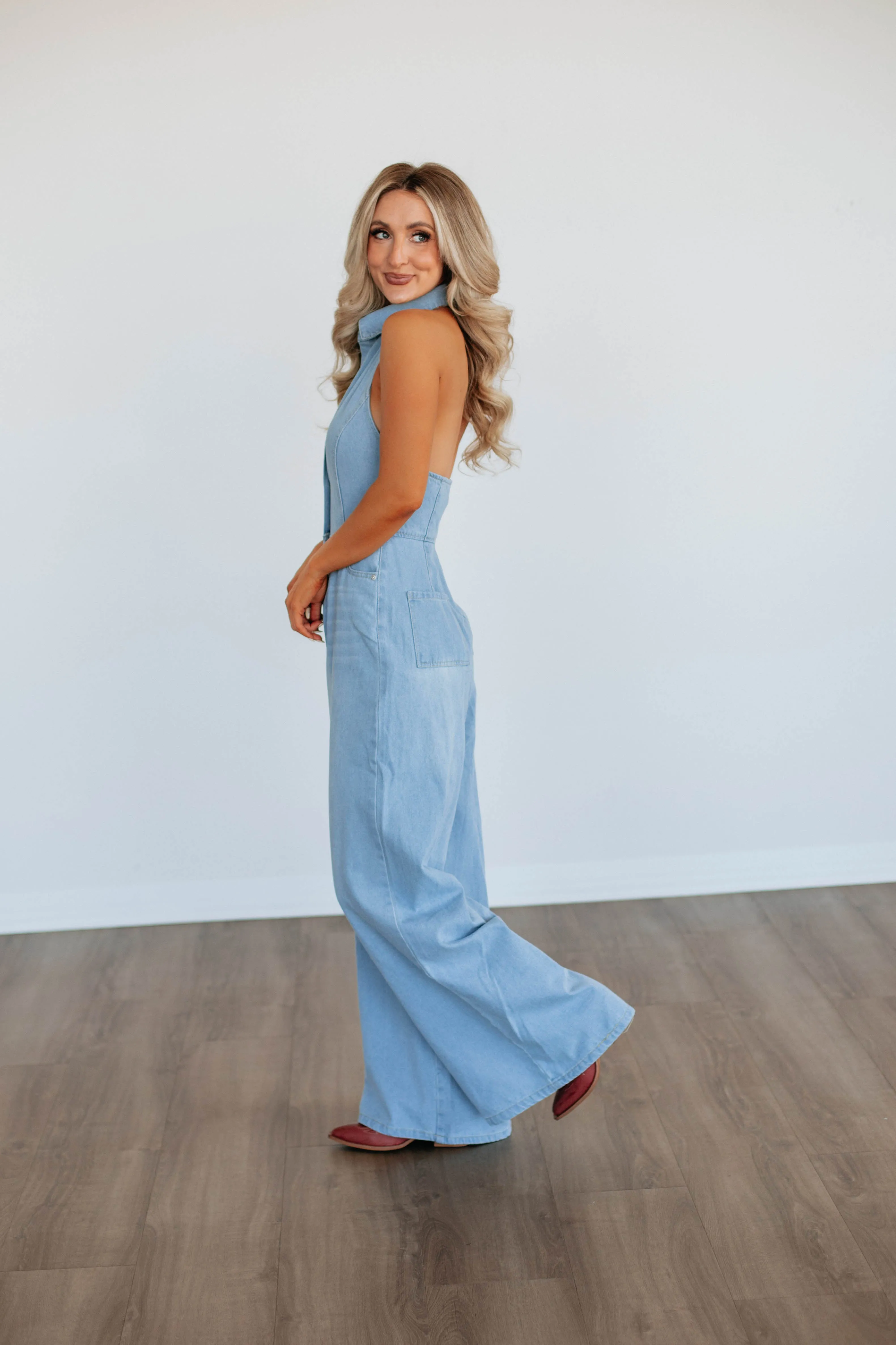 Kash Denim Jumpsuit