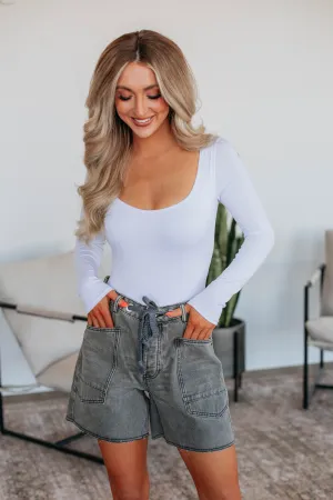 Kendrick Denim Shorts - Charcoal